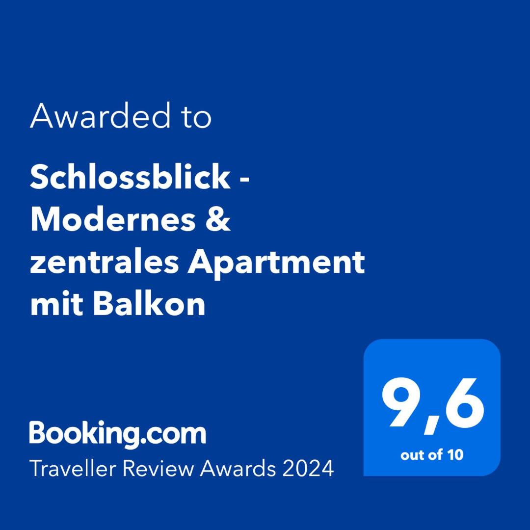 Schlosskönig - Modernes & zentrales Apartment mit Balkon und Arbeitsplatz