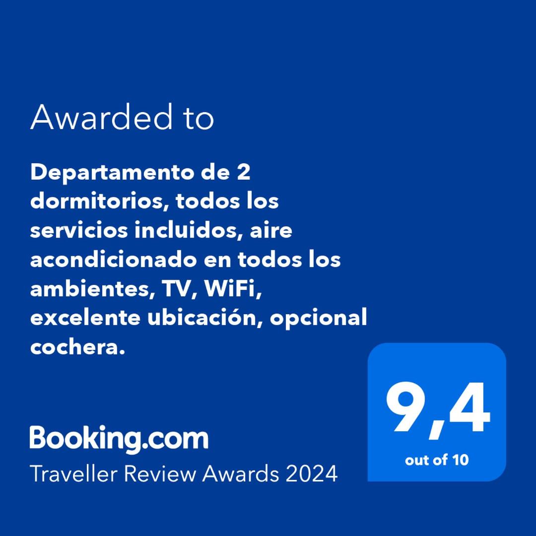Departamento de 2 dormitorios todos los servicios incluidos aire acondicionado en todos los ambientes TV WiFi excelente ubicación INCLUYE cochera