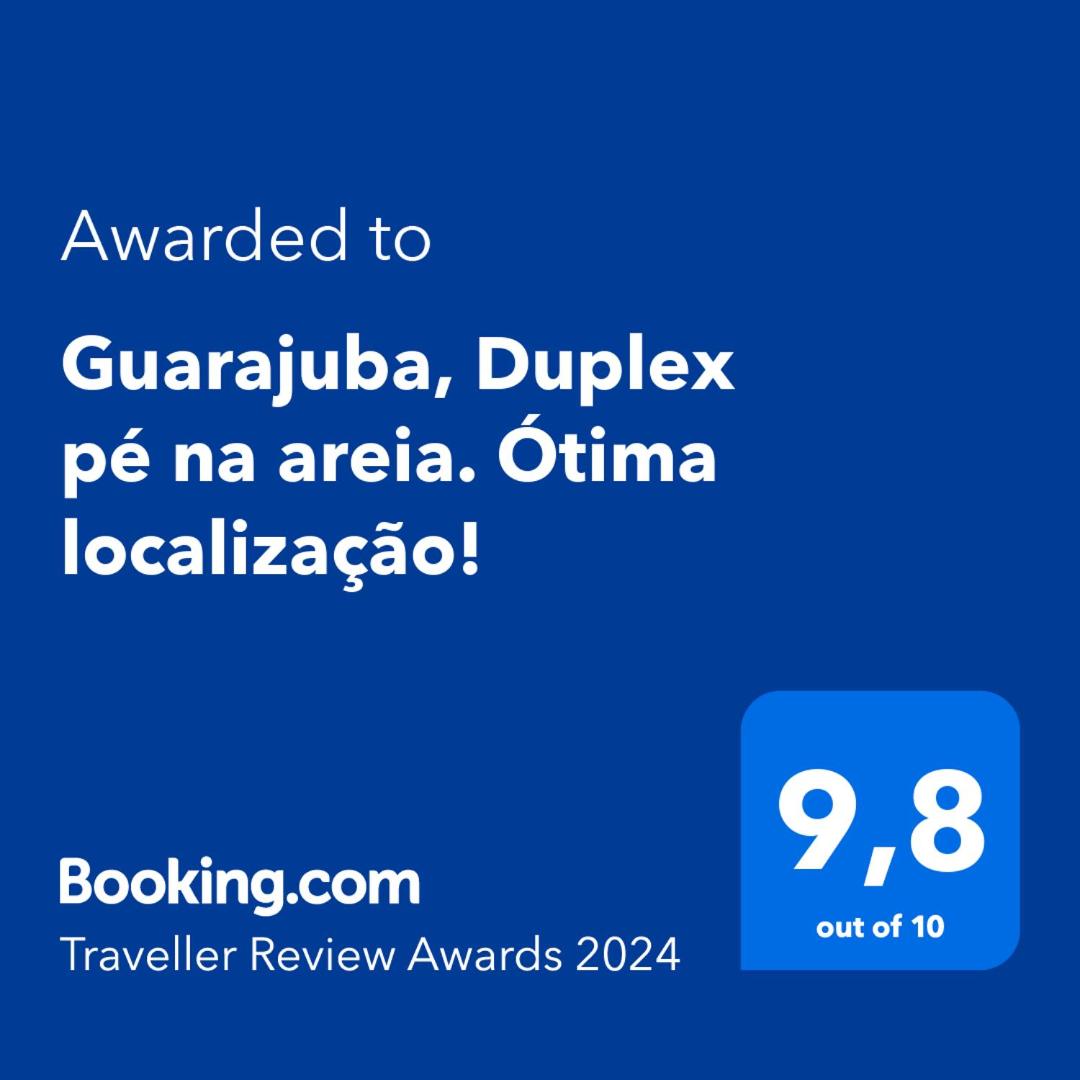 Guarajuba, beachfront two-bedroom duplex