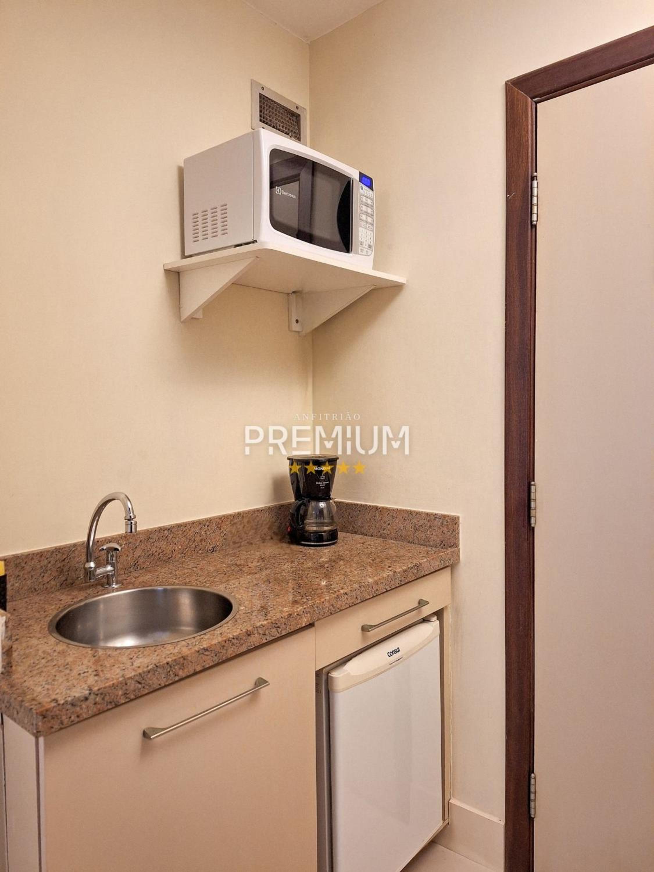 Studio pé na areia, vista, internet e ar