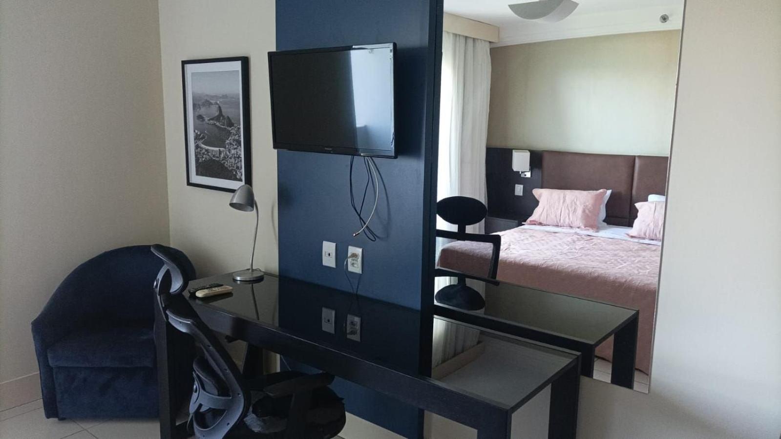 Studio pé na areia, vista, internet e ar