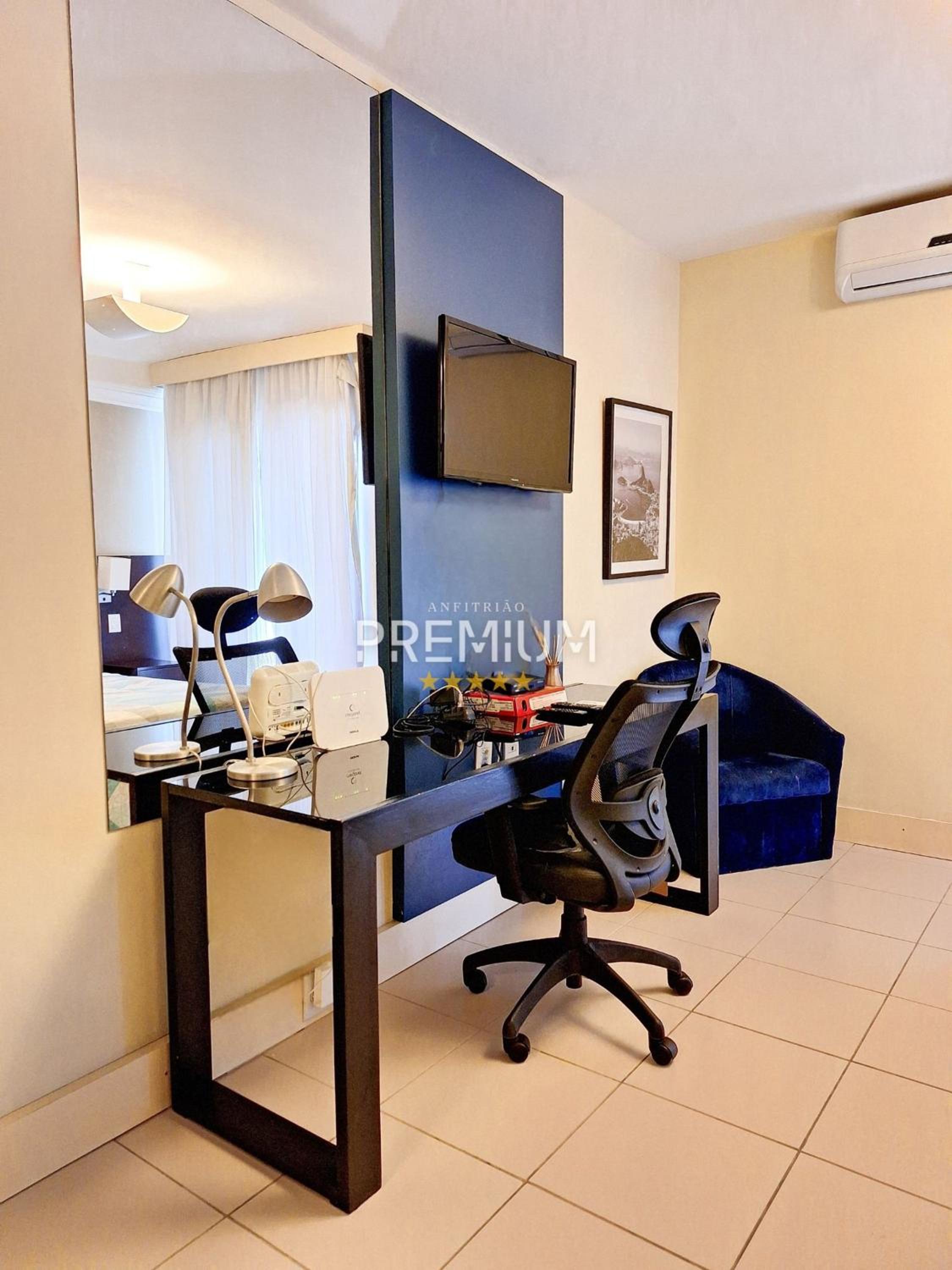 Studio pé na areia, vista, internet e ar