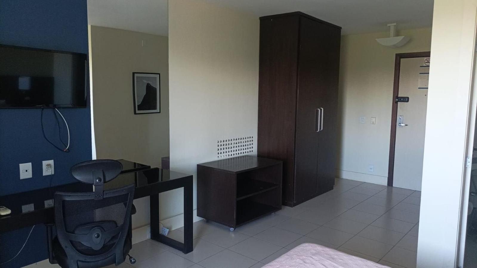 Studio pé na areia, vista, internet e ar