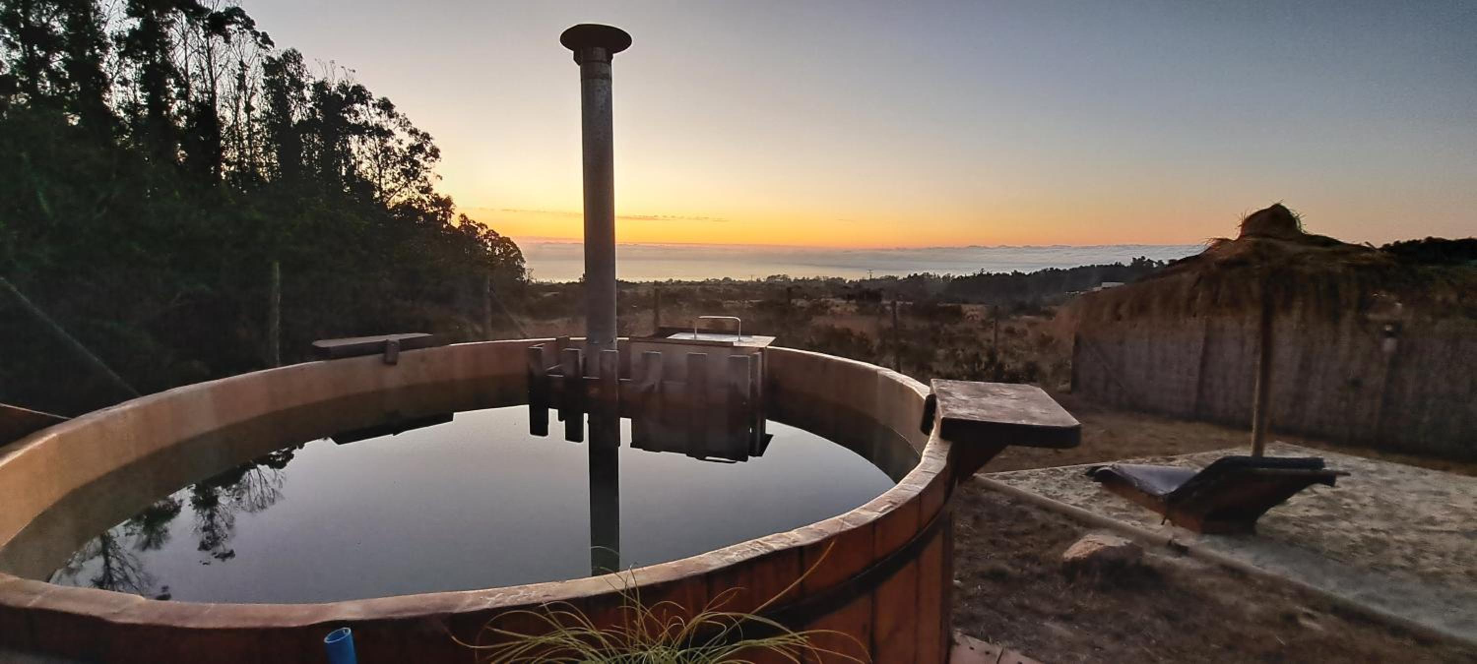 Mar y Tinaja Algarrobo Tunquen Casa con Vista al Mar y Tinaja Privada