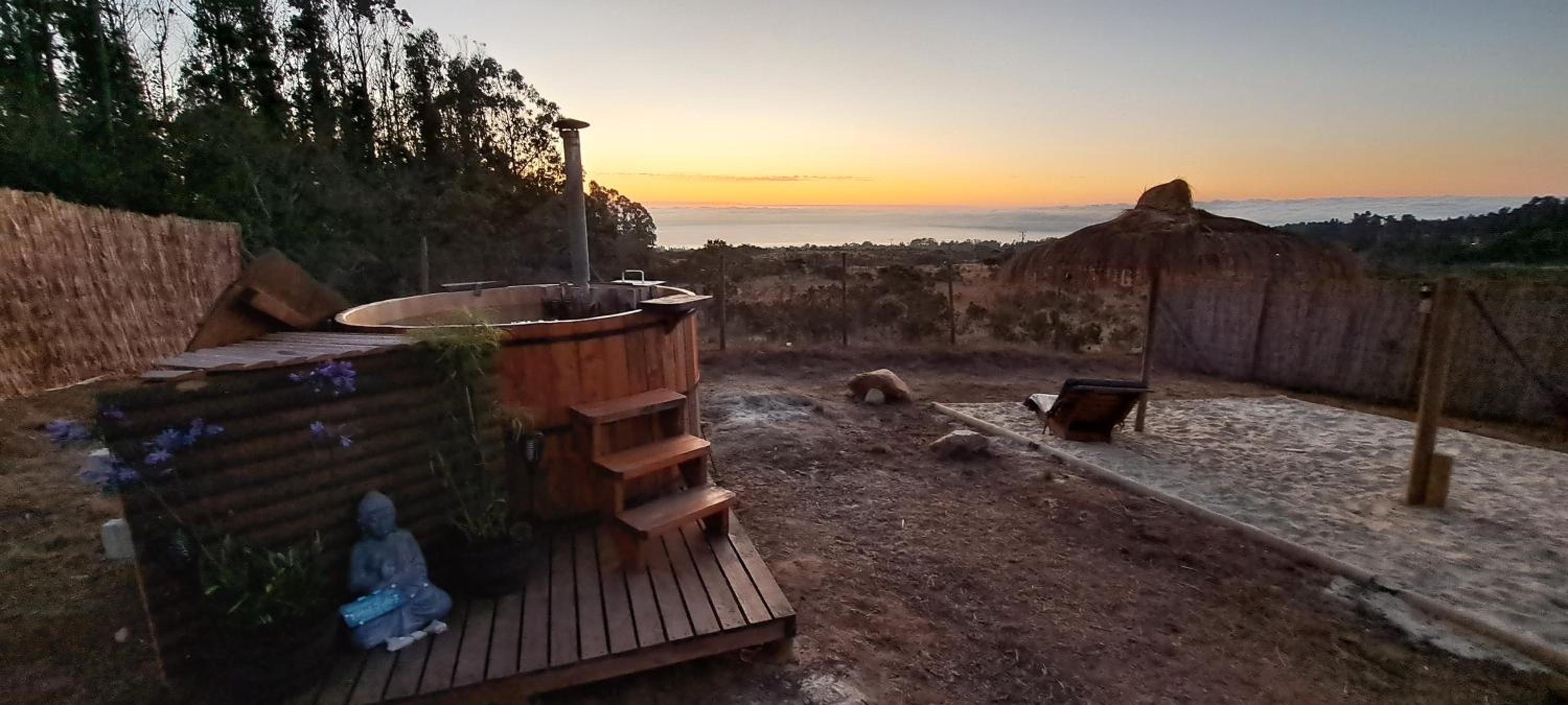 Mar y Tinaja Algarrobo Tunquen Casa con Vista al Mar y Tinaja Privada