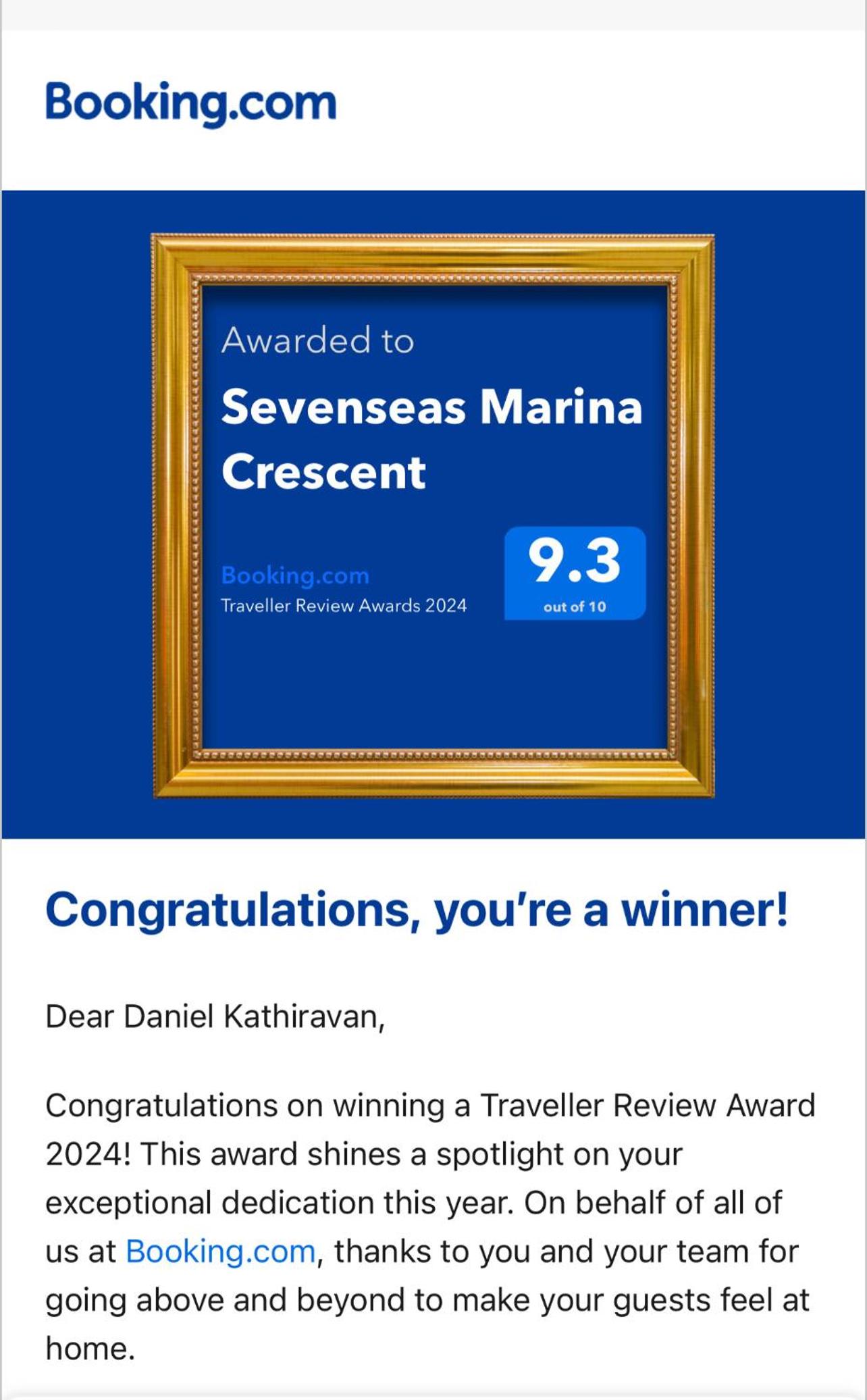 Sevenseas Marina Crescent view 3