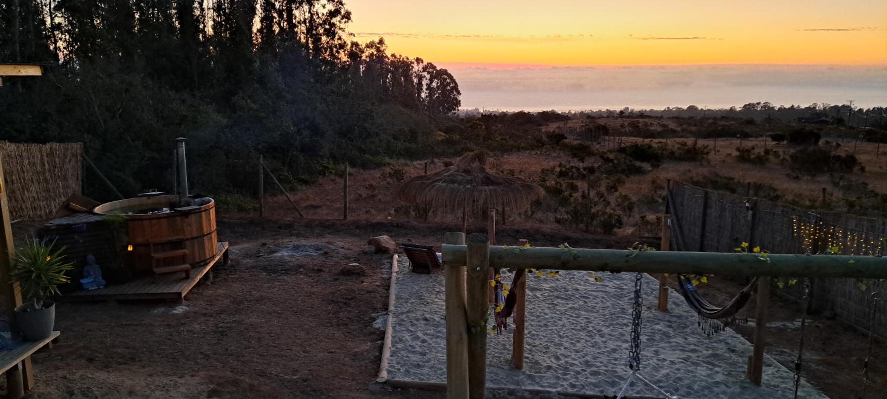 Mar y Tinaja Algarrobo Tunquen Casa con Vista al Mar y Tinaja Privada