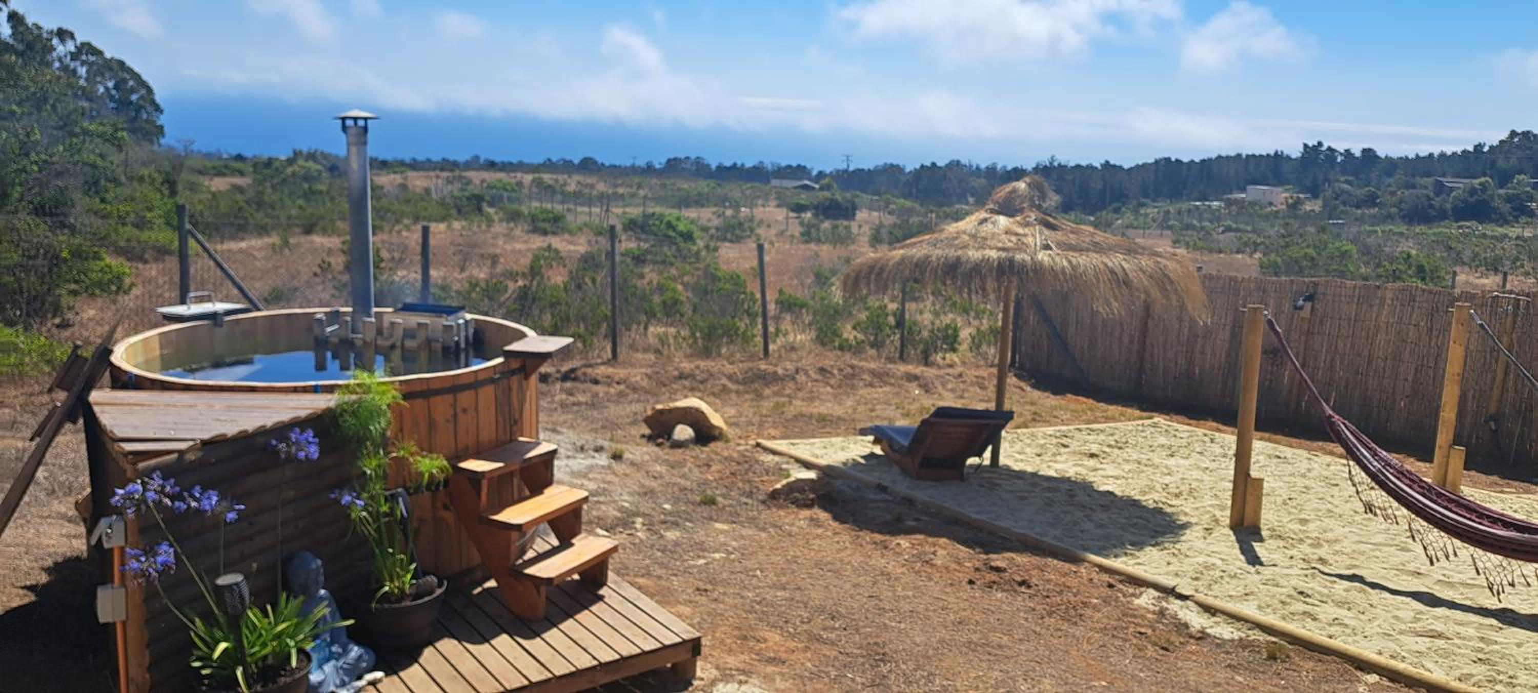 Mar y Tinaja Algarrobo Tunquen Casa con Vista al Mar y Tinaja Privada