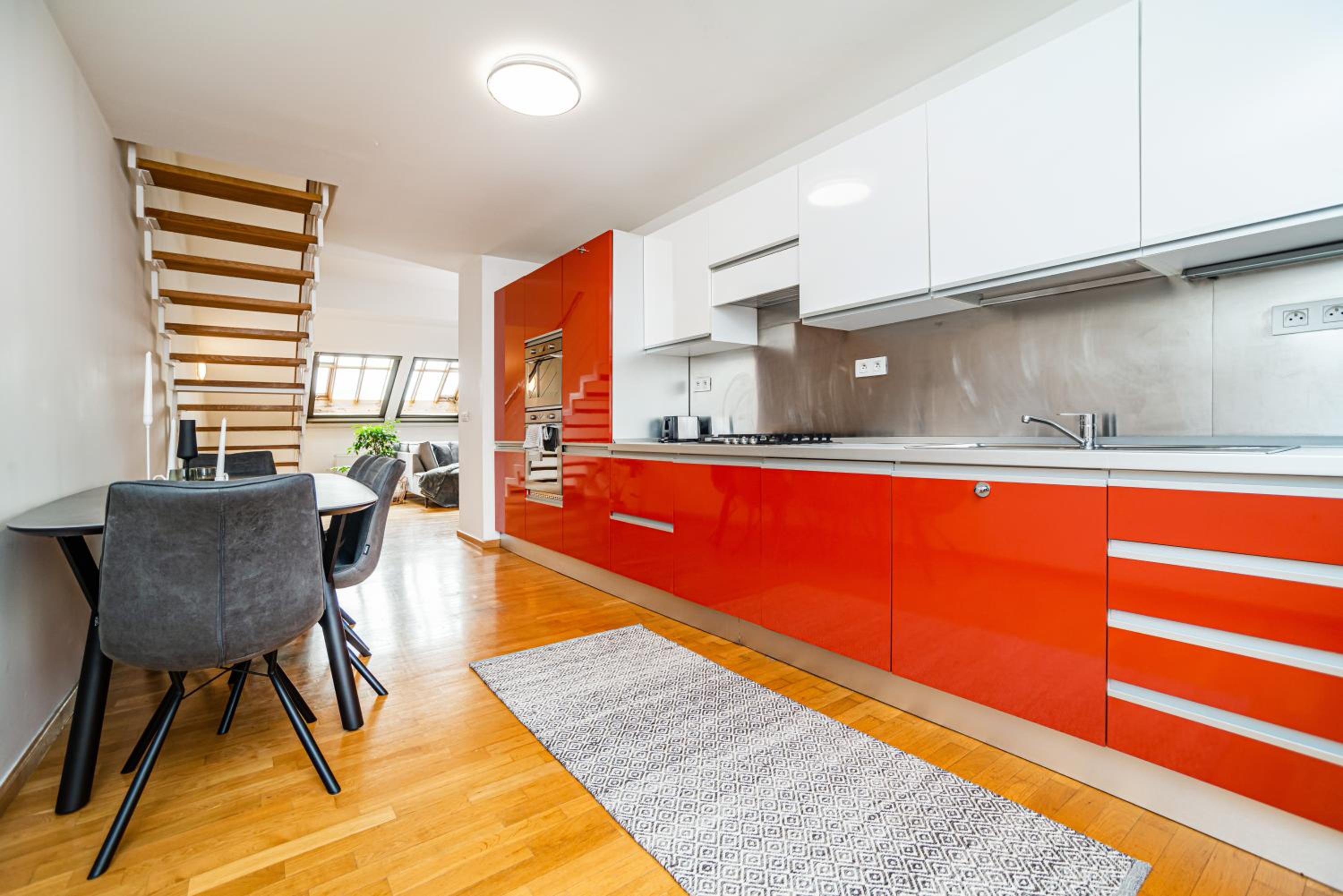 Lavish and chic duplex apartment