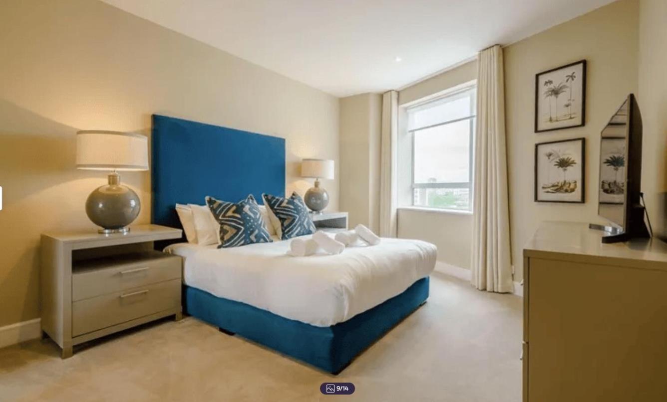 Modern 2Bed Apartment with High Rise view London Canary Wharf - Perfect for long stays