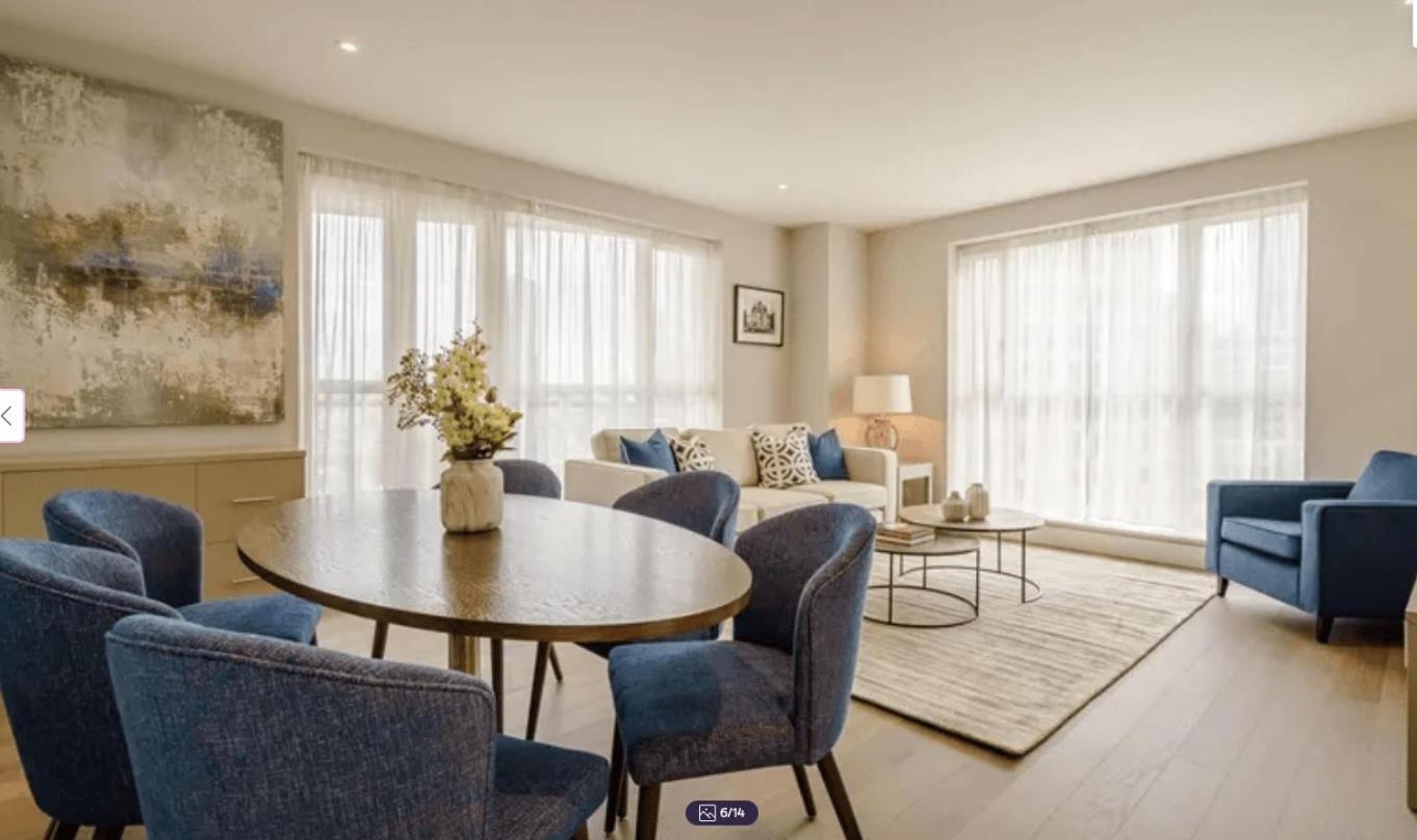 Modern 2Bed Apartment with High Rise view London Canary Wharf - Perfect for long stays