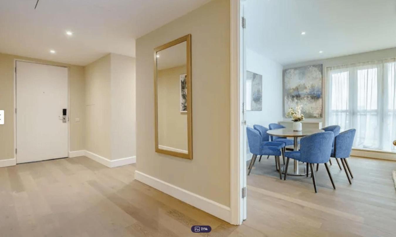 Modern 2Bed Apartment with High Rise view London Canary Wharf - Perfect for long stays