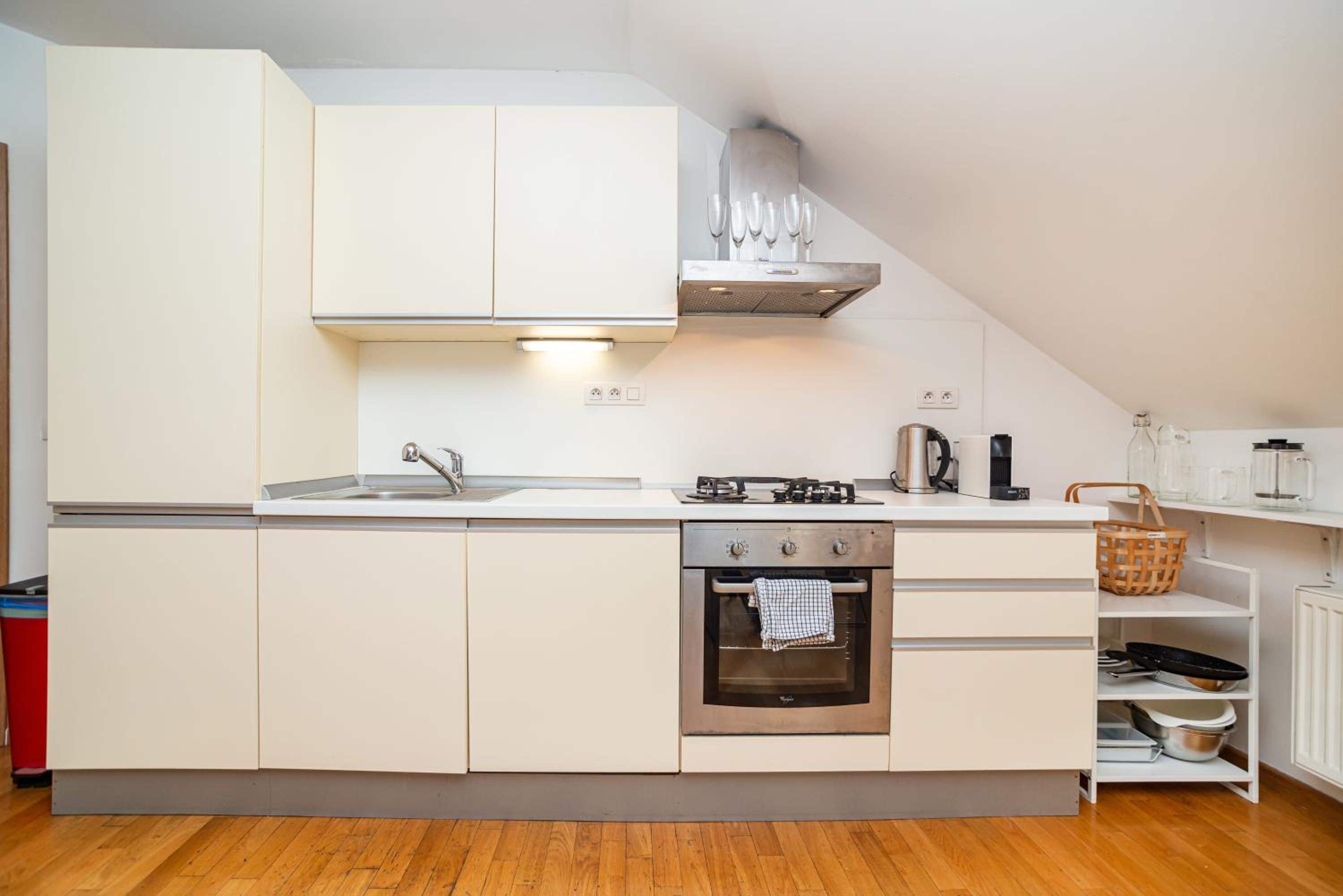 Lavish and chic duplex apartment