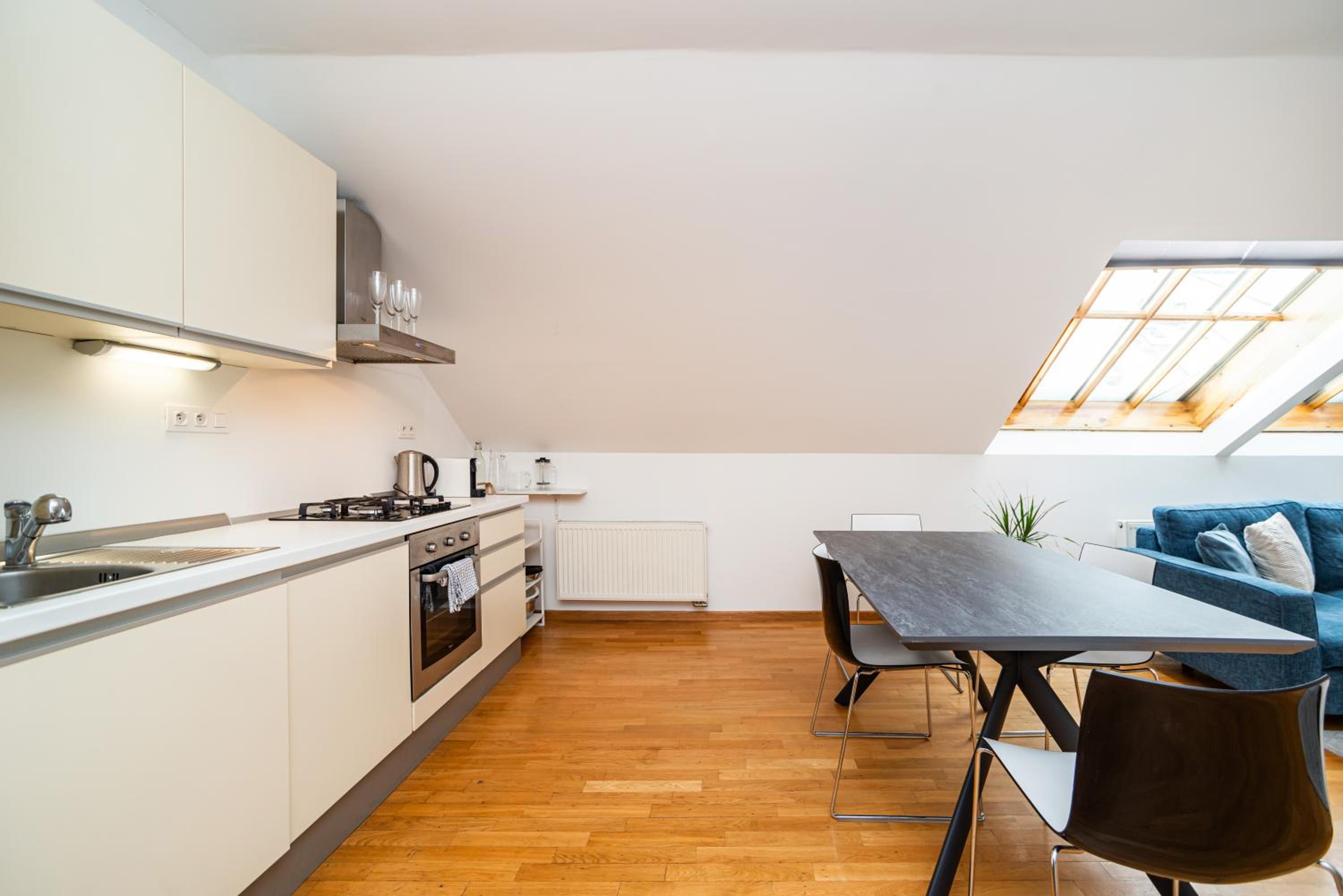Lavish and chic duplex apartment