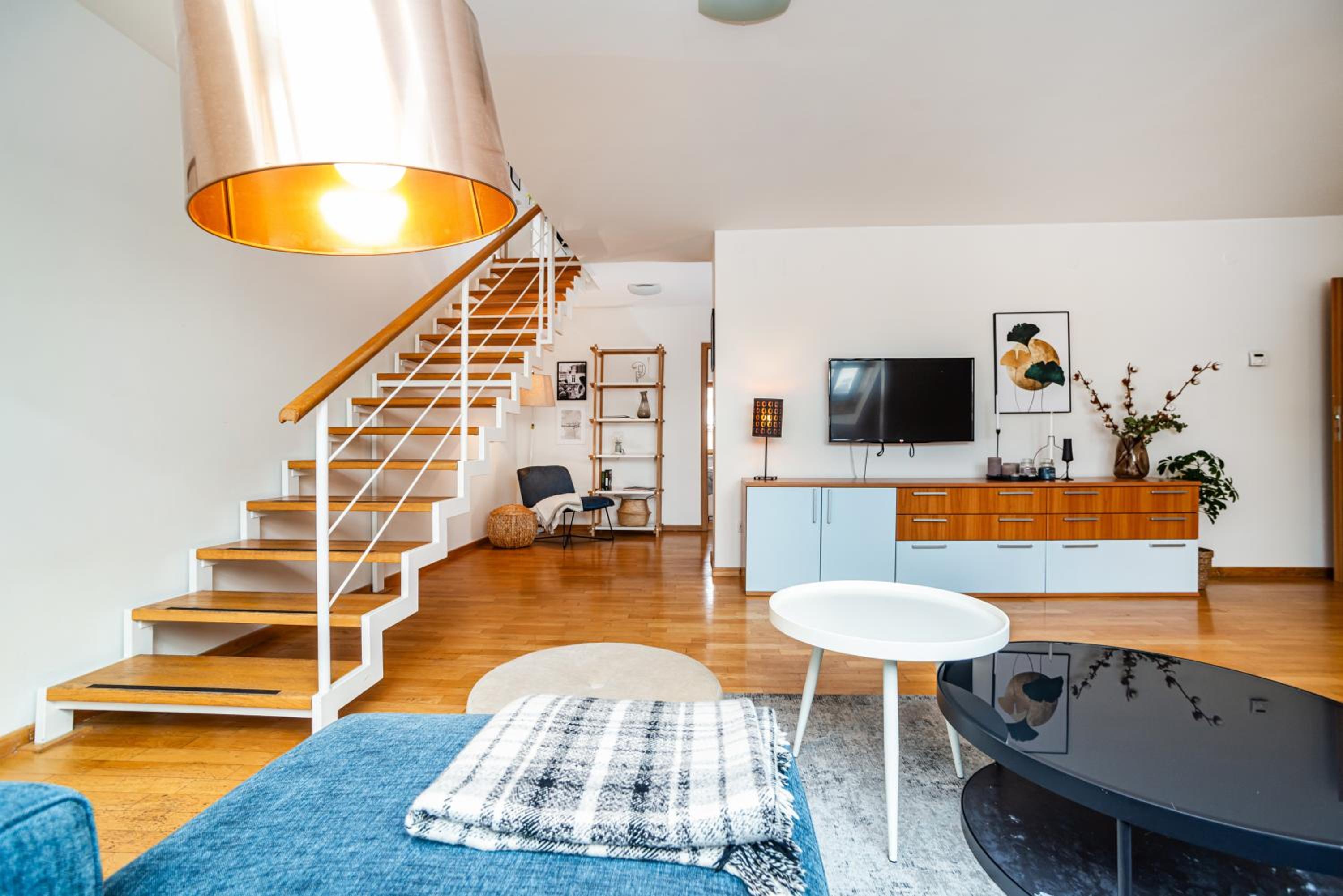 Lavish and chic duplex apartment