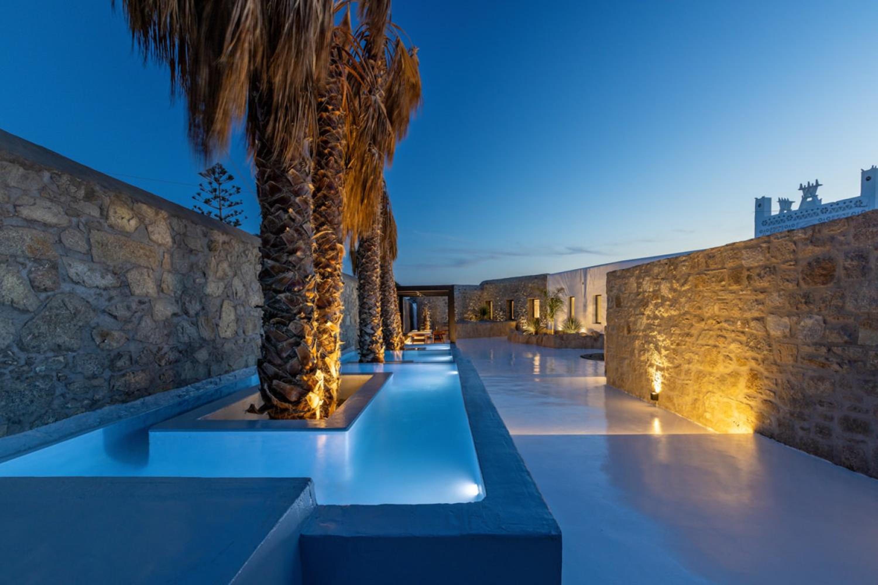 Mykonos Town Black Villa with Cave Heated Pool photo 4