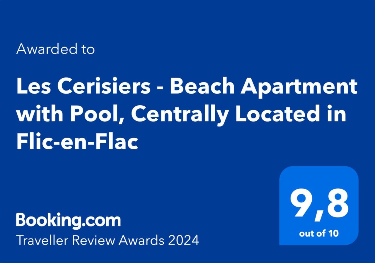 Les Cerisiers - Beach Apartment with Pool, Few Steps to the Beach photo 4