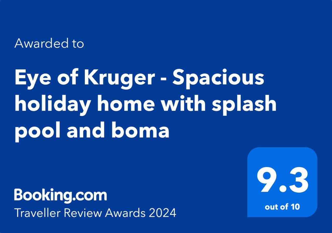 Eye of Kruger - Spacious holiday home with splash pool and boma view 4