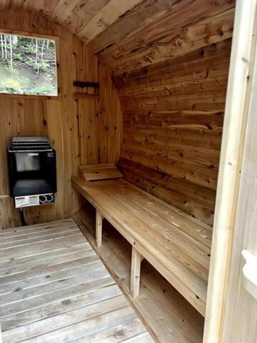 Lux Winter Getaway with Hot Tub, Sauna, EV charger