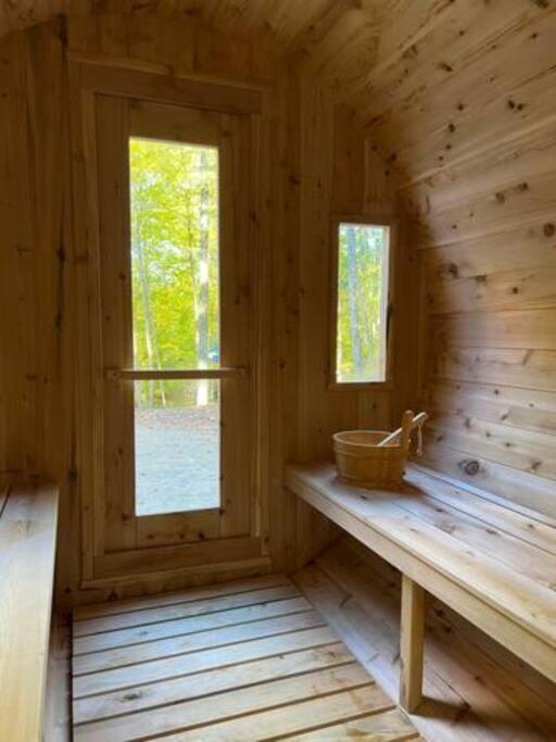 Lux Winter Getaway with Hot Tub, Sauna, EV charger