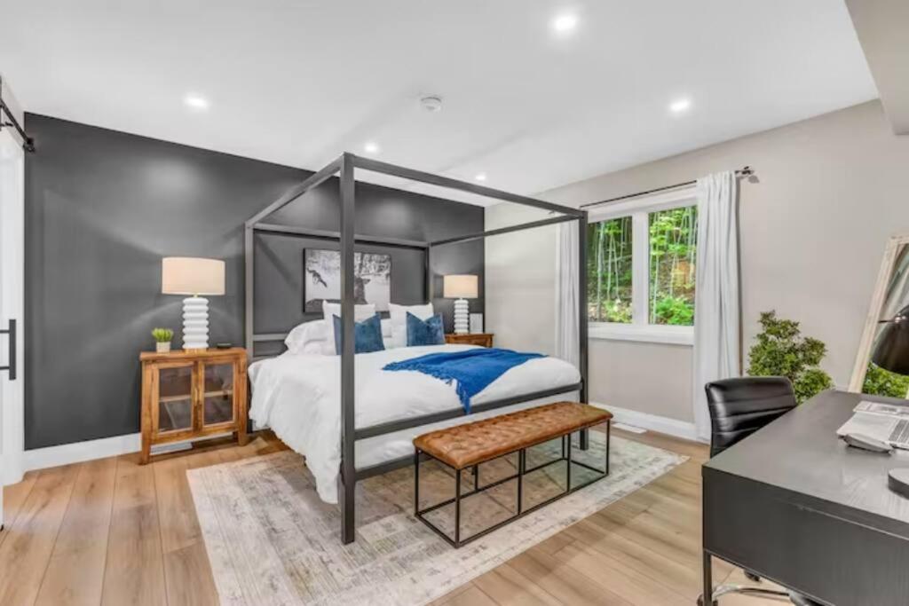 Lux Winter Getaway with Hot Tub, Sauna, EV charger