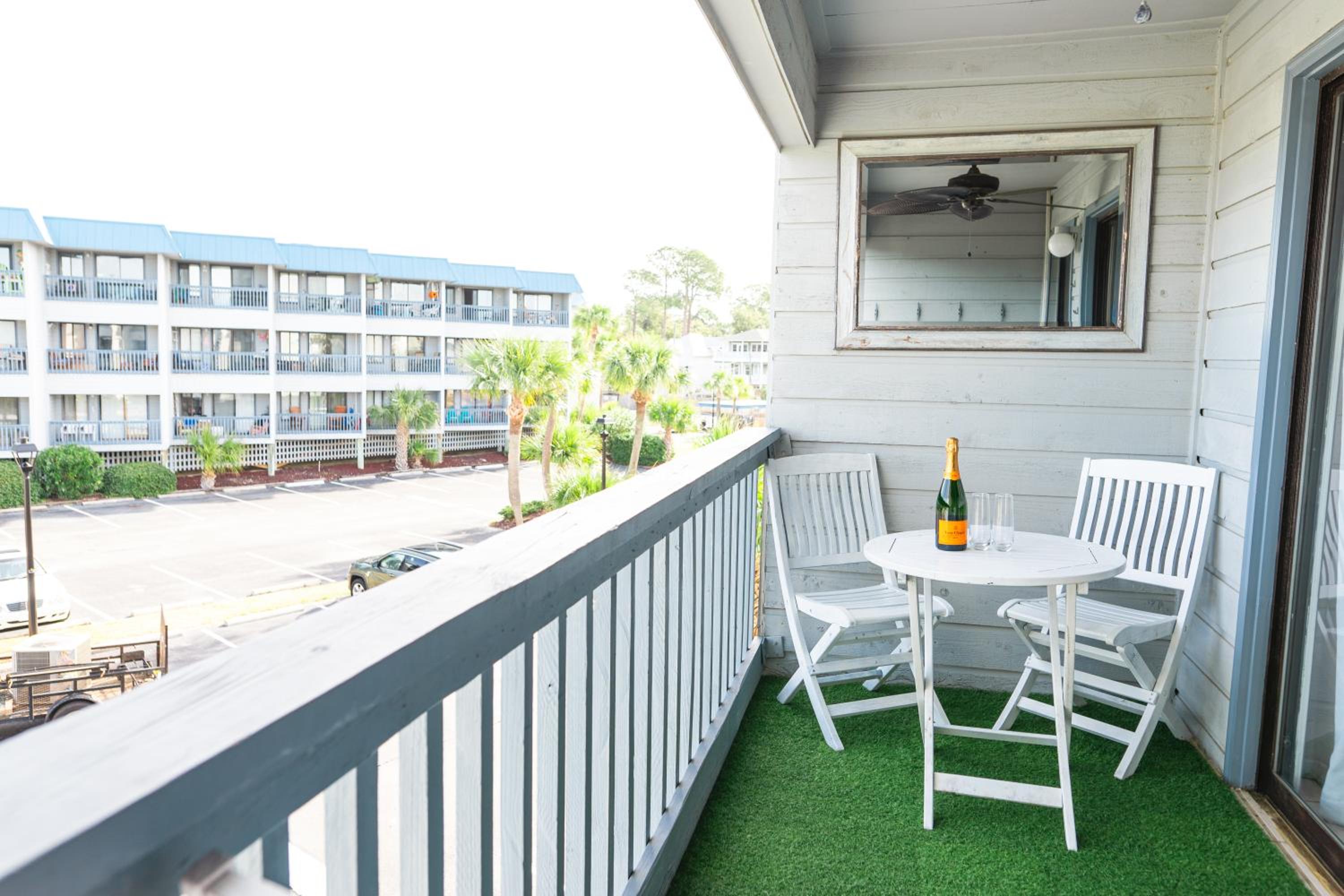 Private Balcony - Beach - Pool and Pickleball view 3