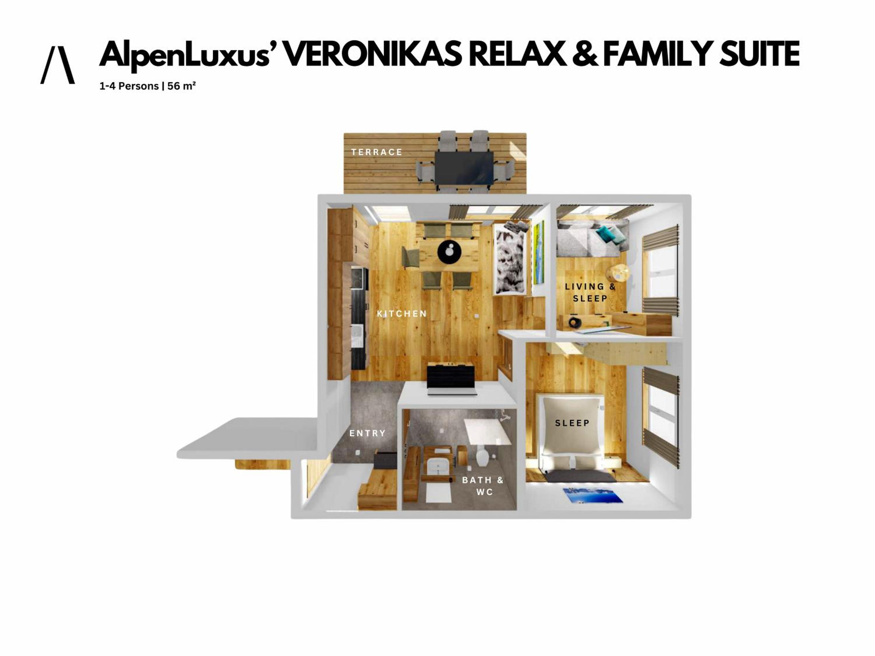 VERONIKAS Relax & Family Suite - by AlpenLuxus Collection