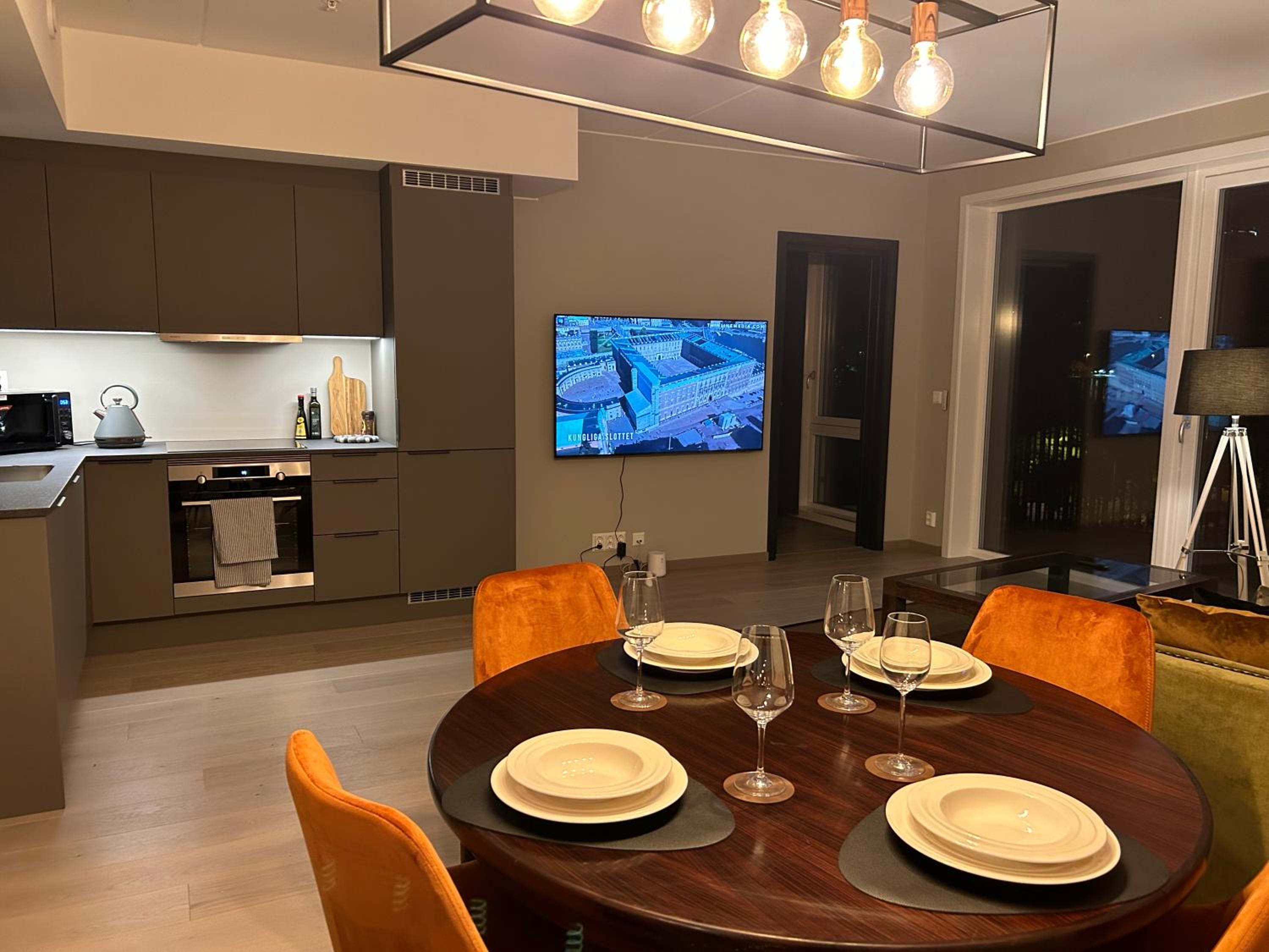 An elegant and modern apartment in Bjørvika Oslo view 3