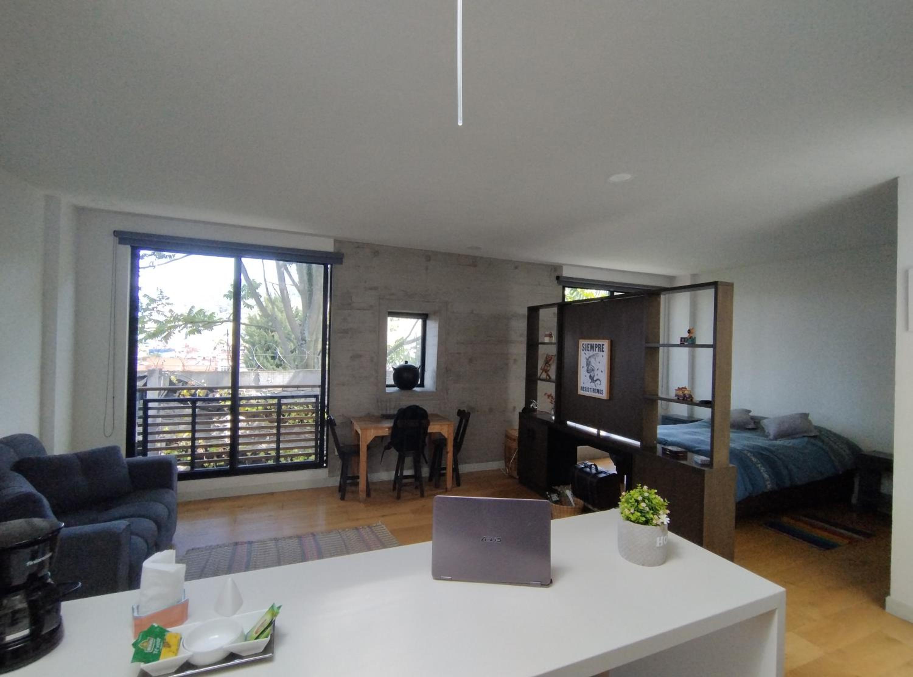 Modern loft, view-town-La Candelaria neighborhood
