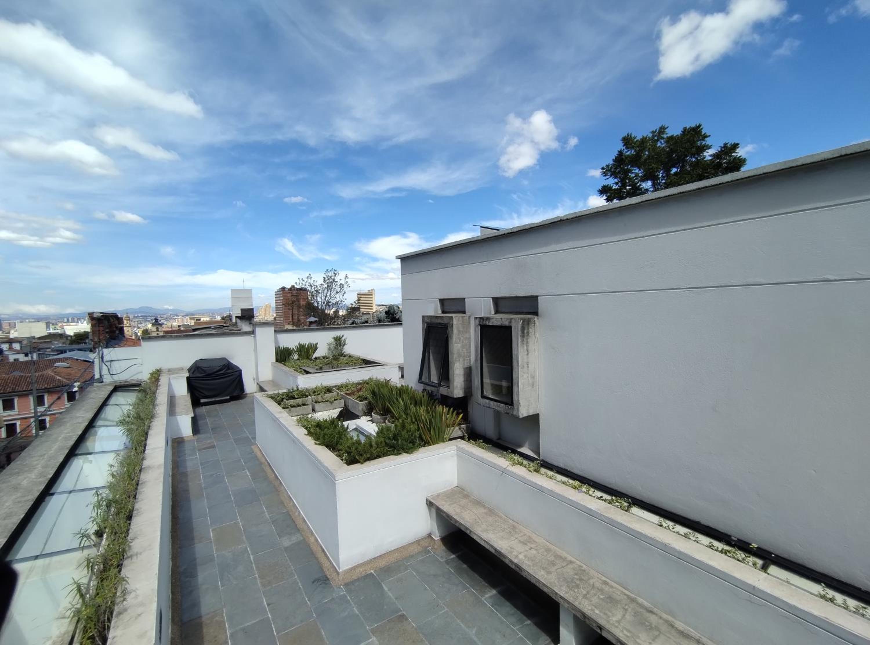 Modern loft, view-town-La Candelaria neighborhood