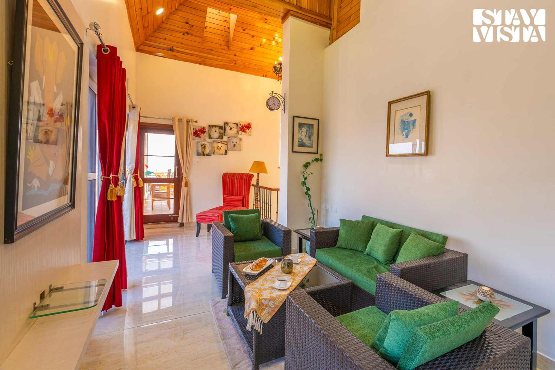 StayVista at Address By The Khul with Pool, Home Theatre and Lawn having 2BR and 1BR in Dharamshala