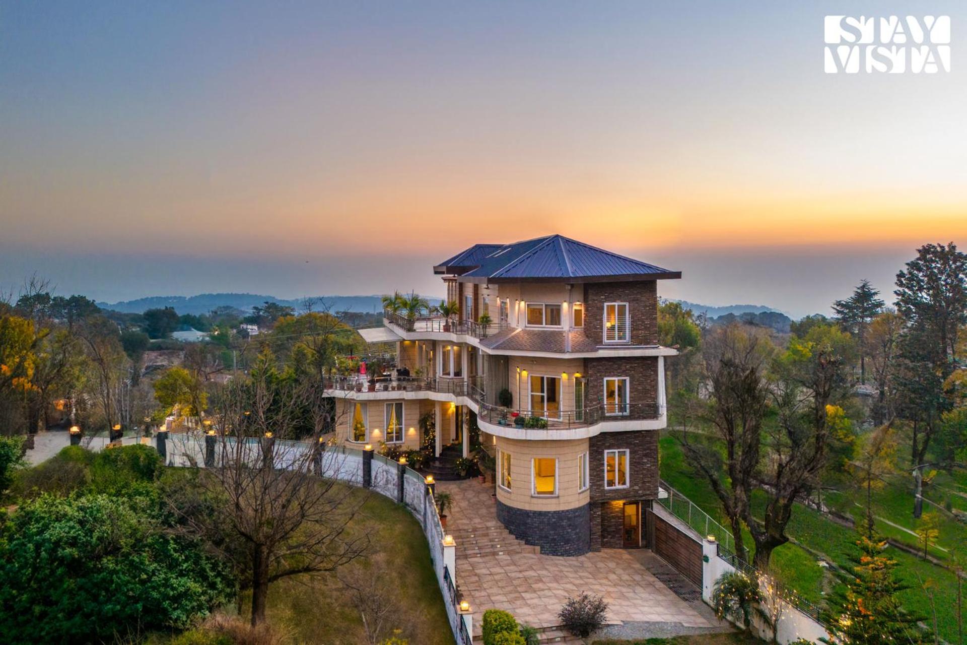 StayVista at Address By The Khul with Pool, Home Theatre and Lawn having 2BR and 1BR in Dharamshala