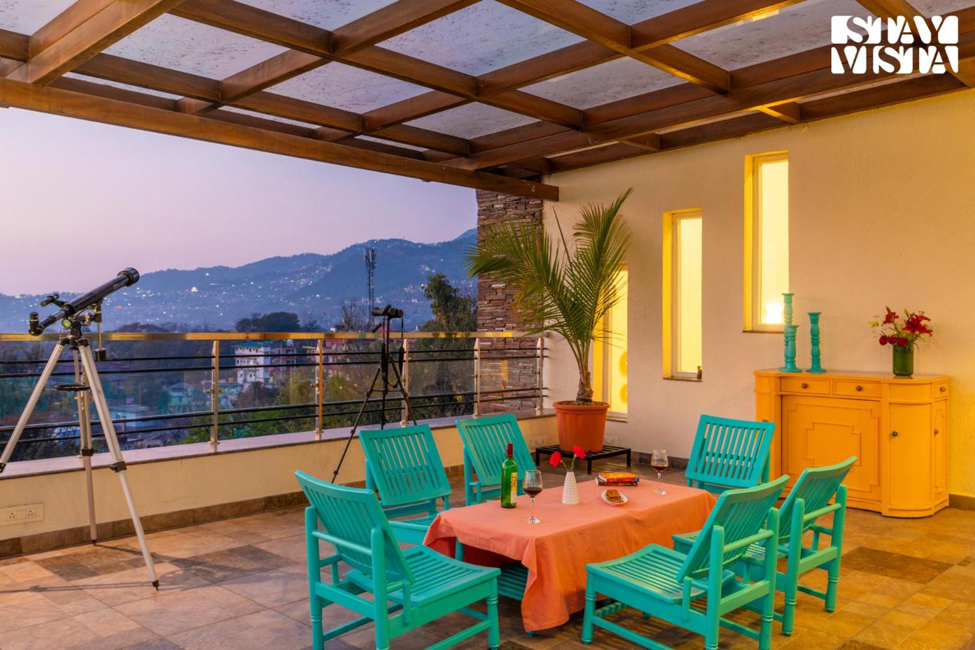 StayVista at Address By The Khul with Pool, Home Theatre and Lawn having 2BR and 1BR in Dharamshala