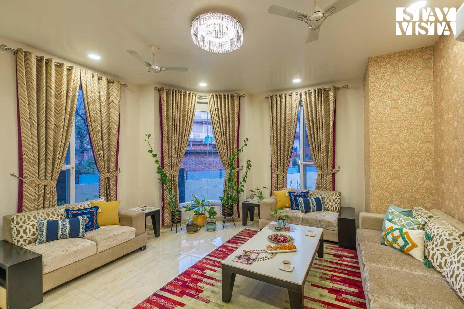 StayVista at Address By The Khul with Pool, Home Theatre and Lawn having 2BR and 1BR in Dharamshala