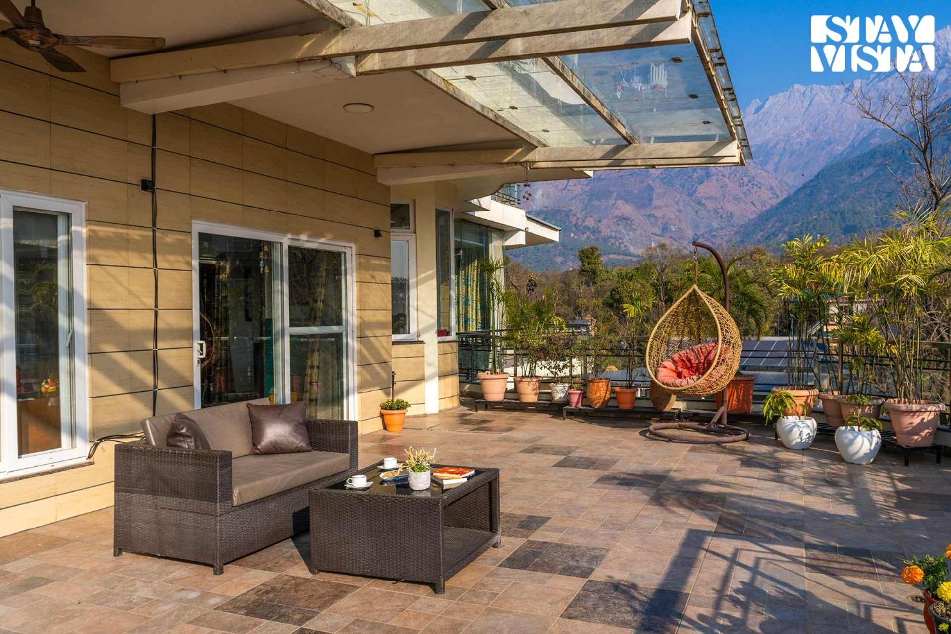 StayVista at Address By The Khul with Pool, Home Theatre and Lawn having 2BR and 1BR in Dharamshala