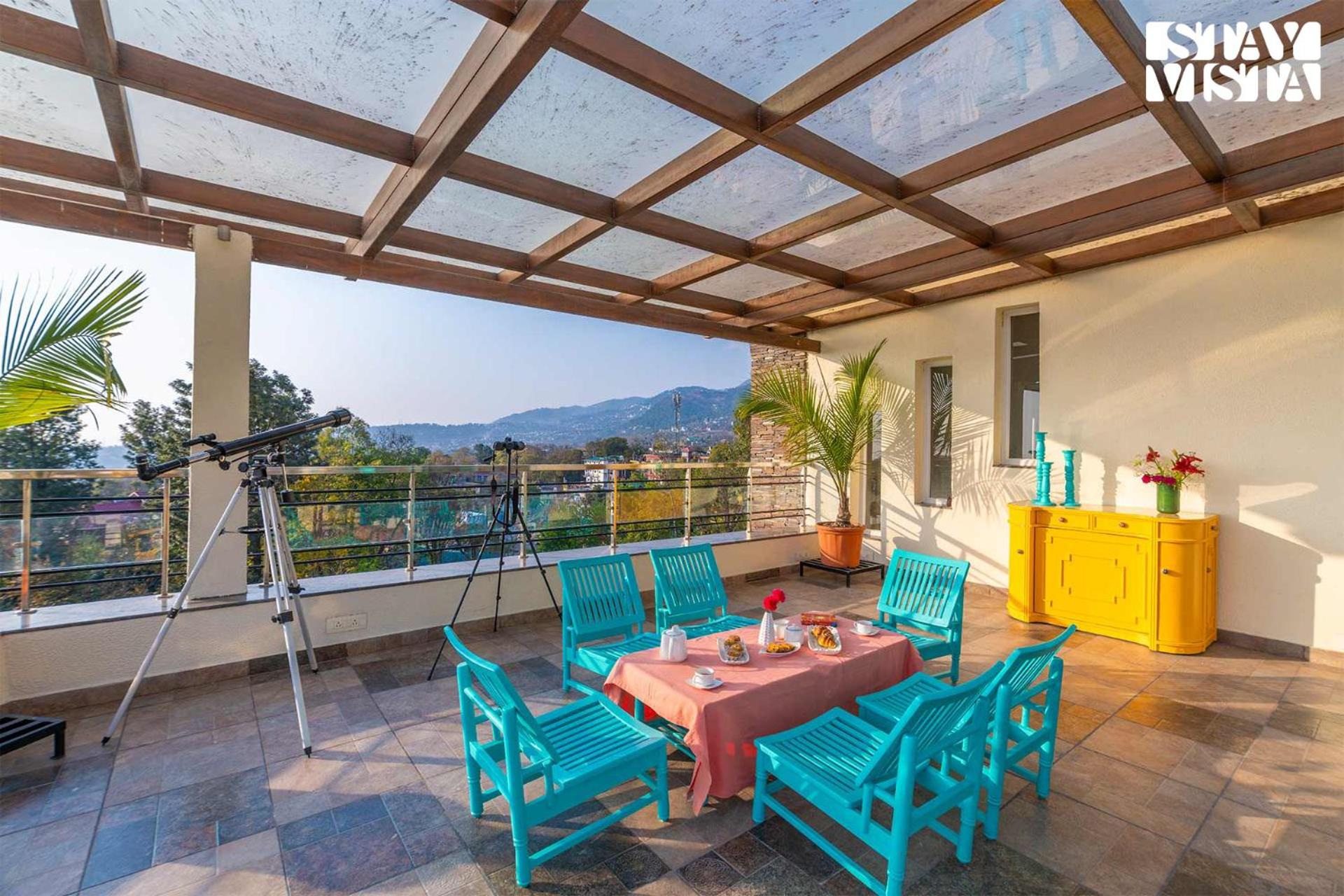 StayVista at Address By The Khul with Pool, Home Theatre and Lawn having 2BR and 1BR in Dharamshala