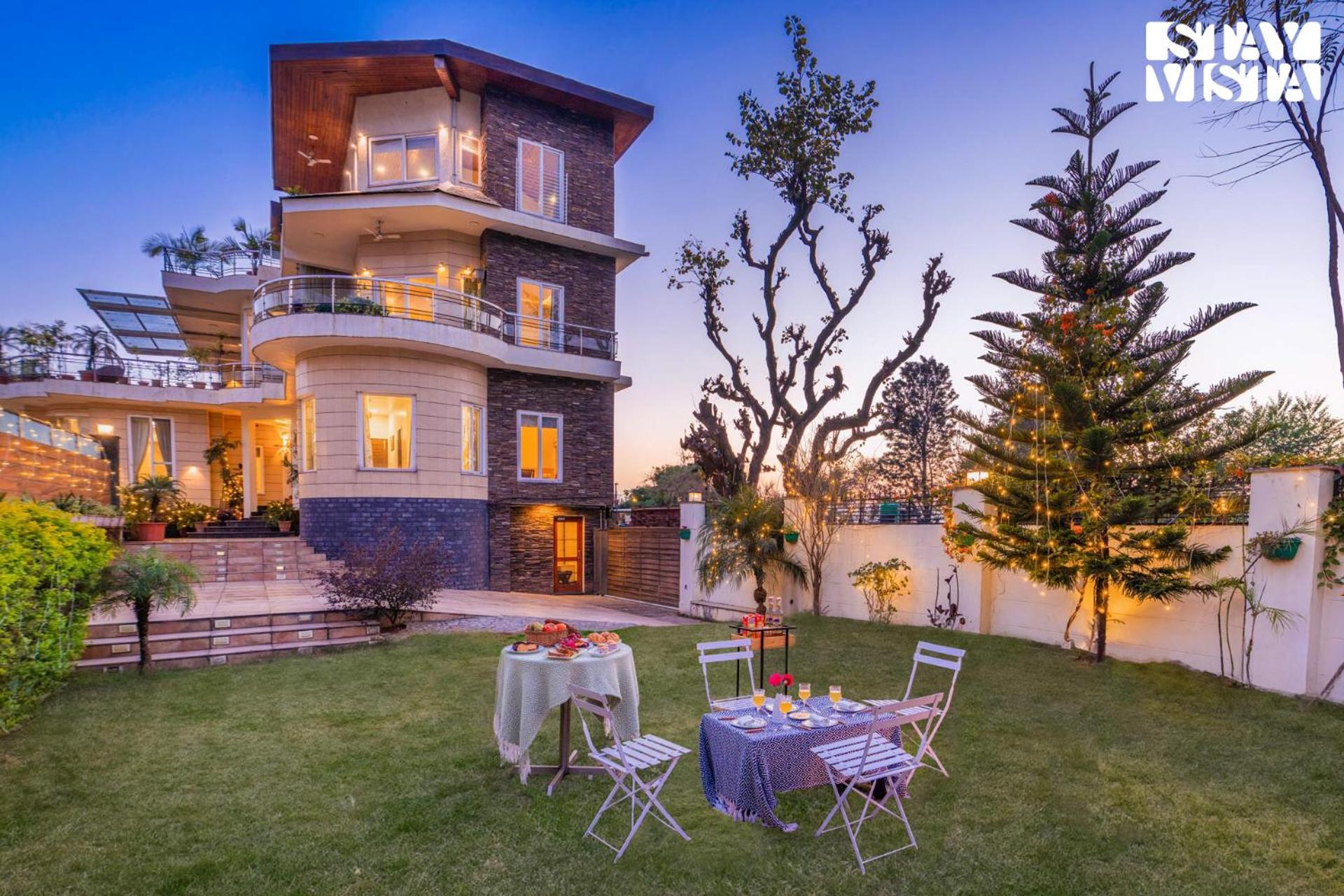 StayVista at Address By The Khul with Pool, Home Theatre and Lawn having 2BR and 1BR in Dharamshala