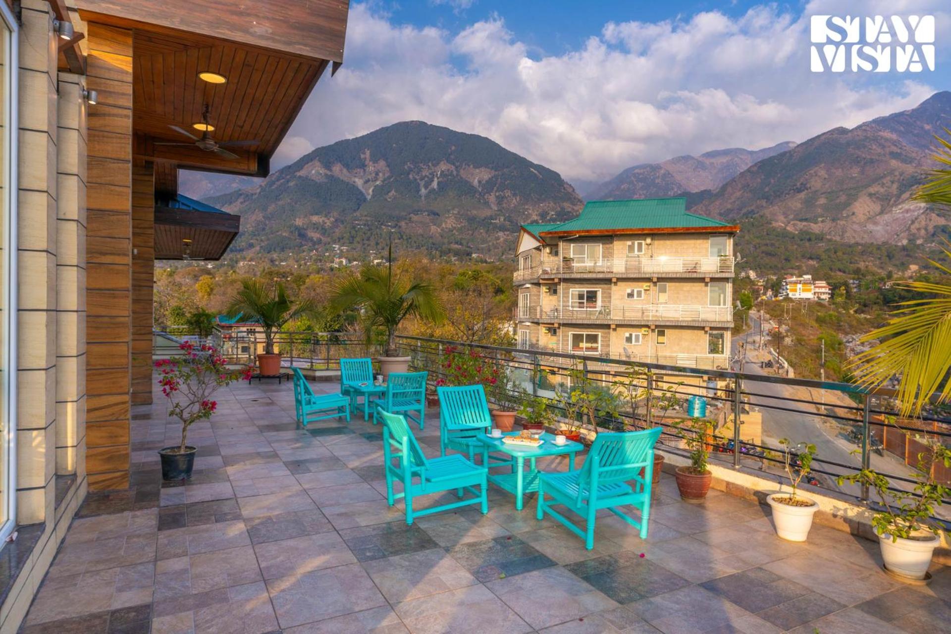 StayVista at Address By The Khul with Pool, Home Theatre and Lawn having 2BR and 1BR in Dharamshala