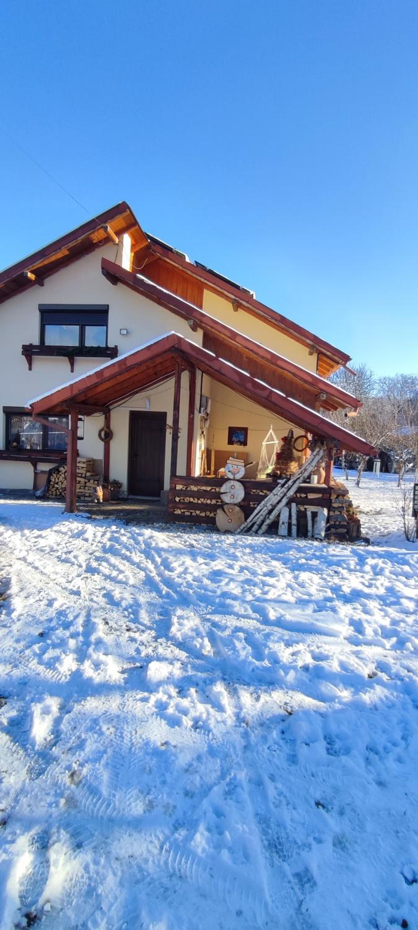 Cottage in traditional village Bradulet, Arges county view 2