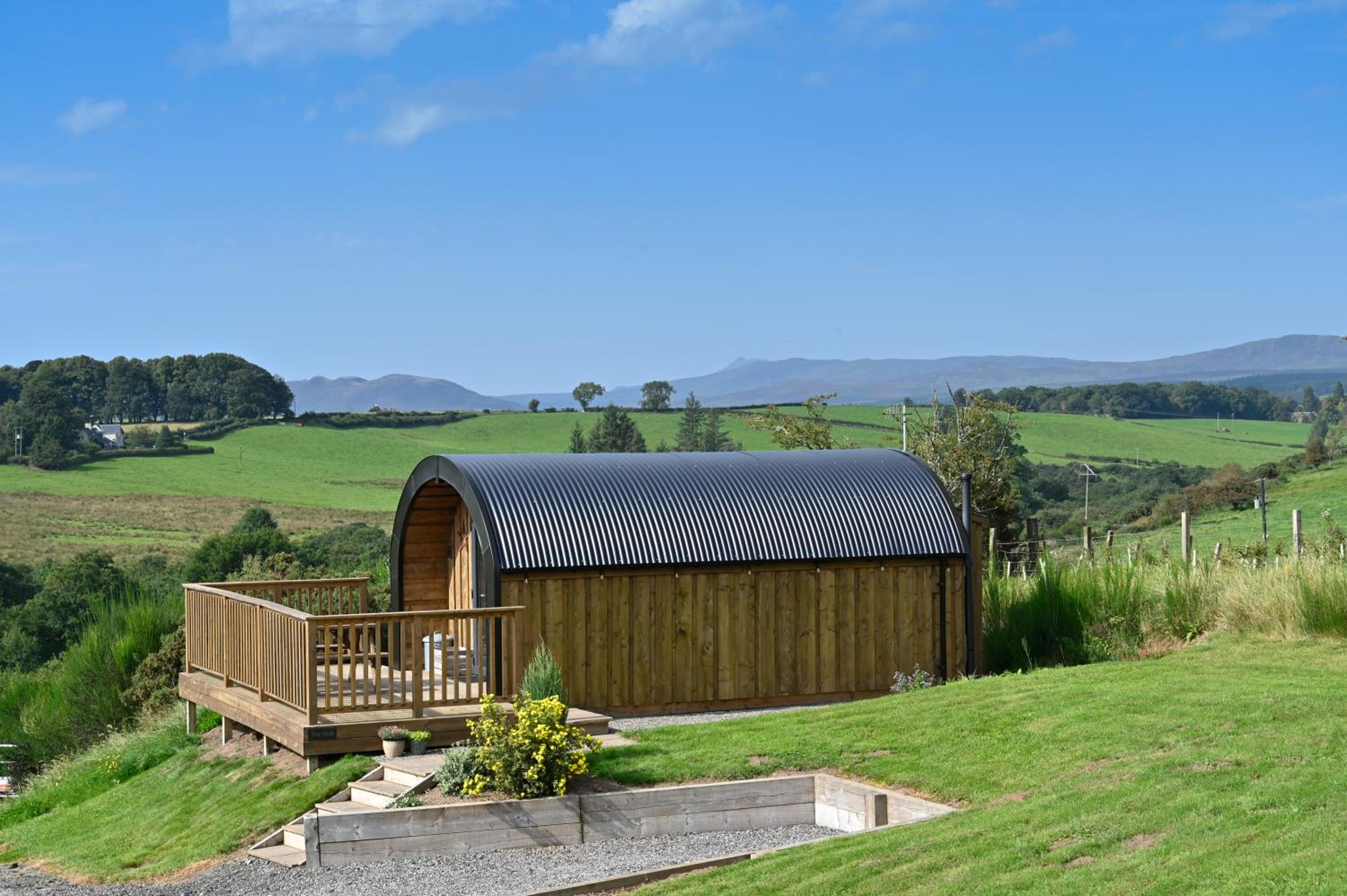 Luxury Glamping Pods - The Heft & The Hirsel view 2