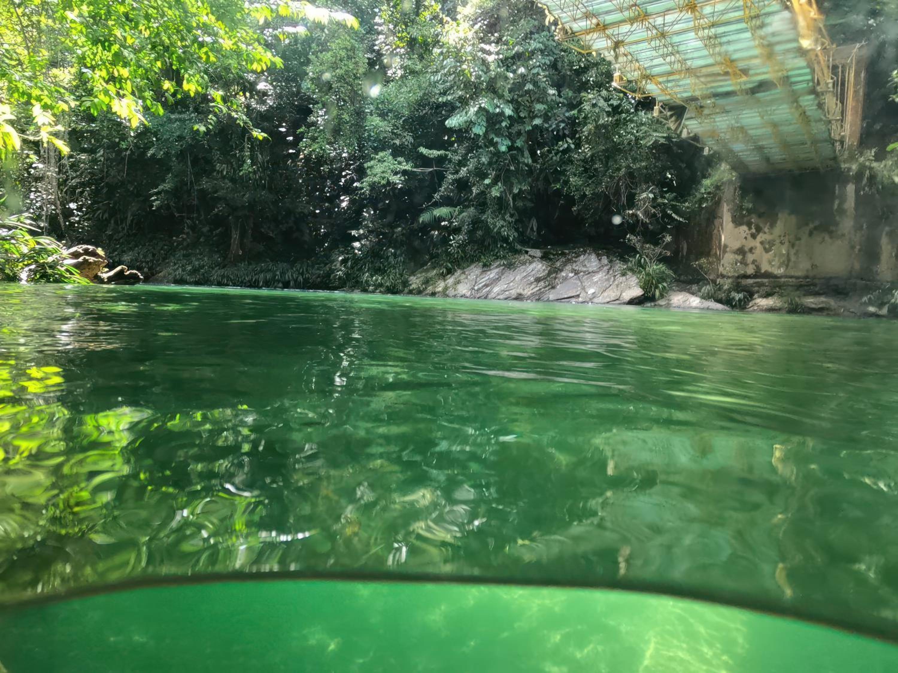 Cabaña Eco-Río Cristalino/Hamacas/Fogata