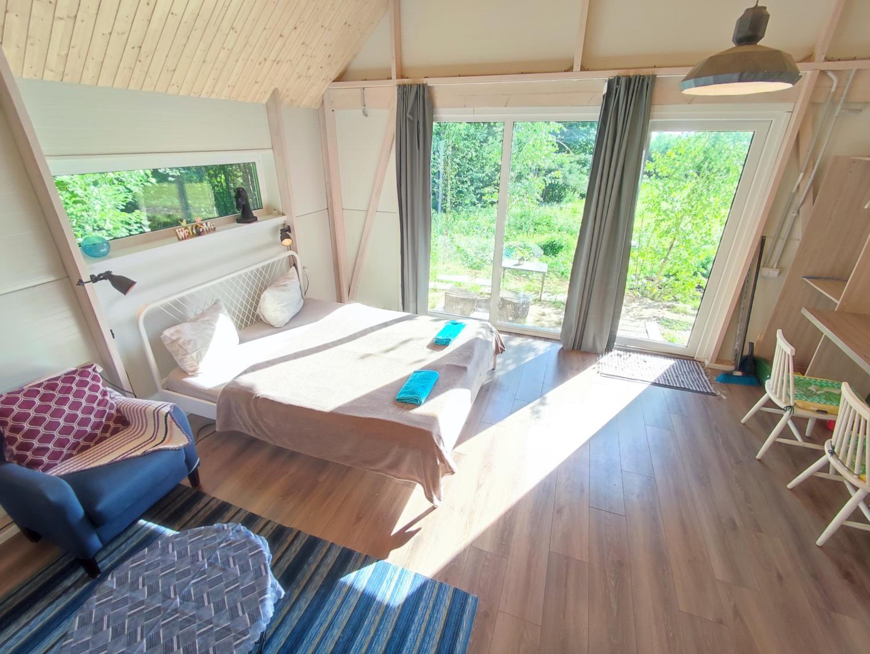 Modern Sauna Cabin in Horse Ranch view 2