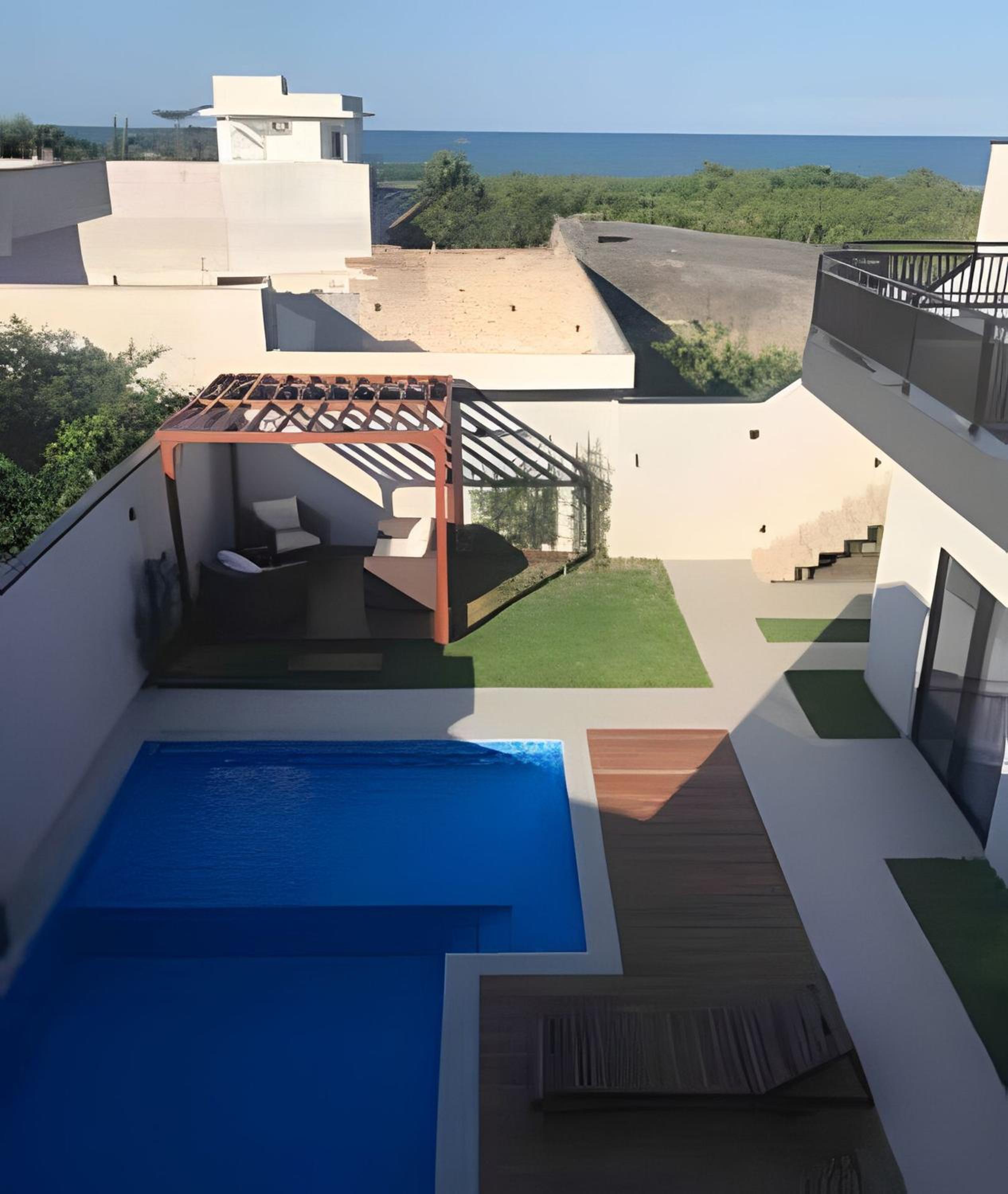 Palmeiras-Izi c/piscina aquecida vista para o mar