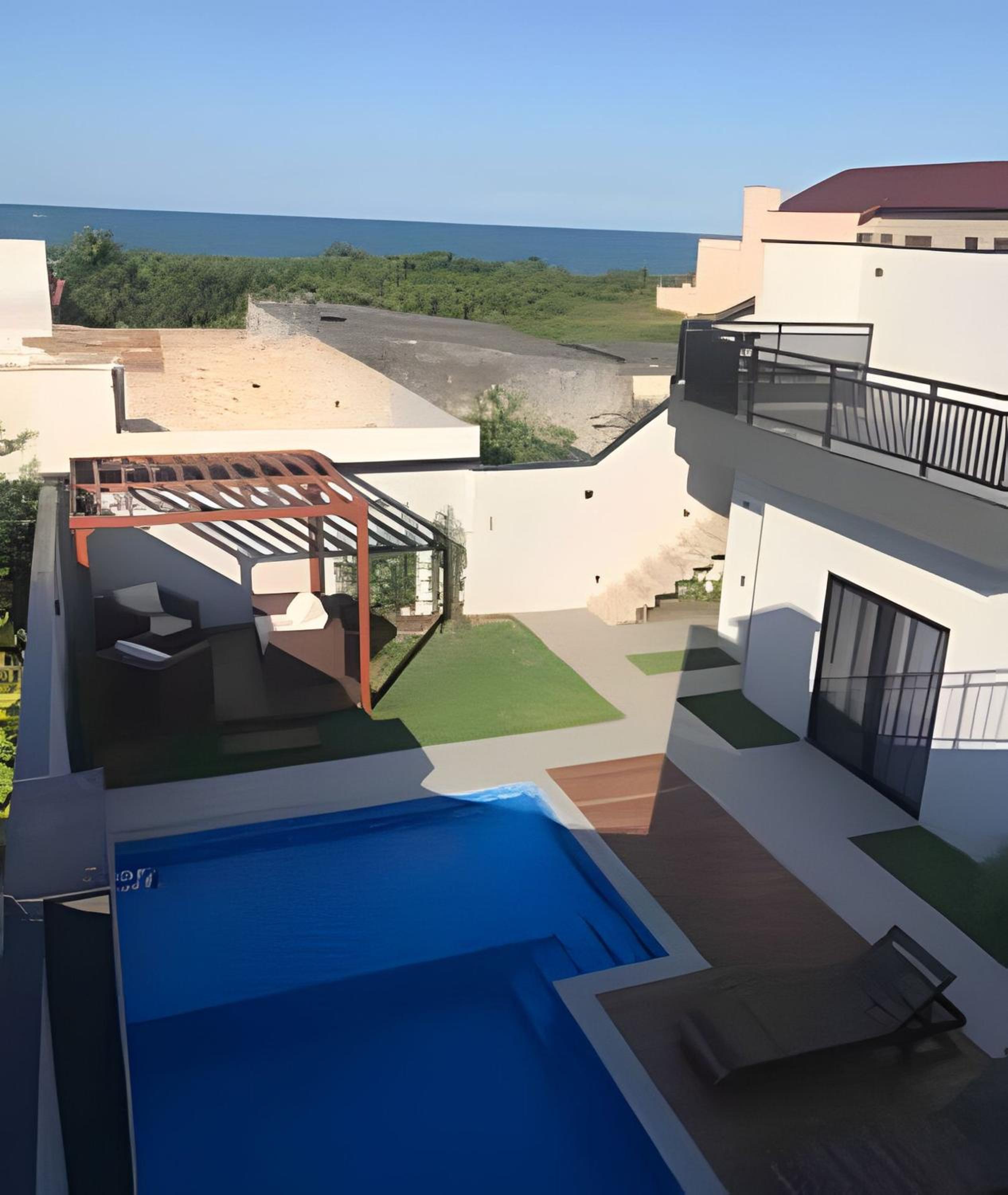 Palmeiras-Izi c/piscina aquecida vista para o mar