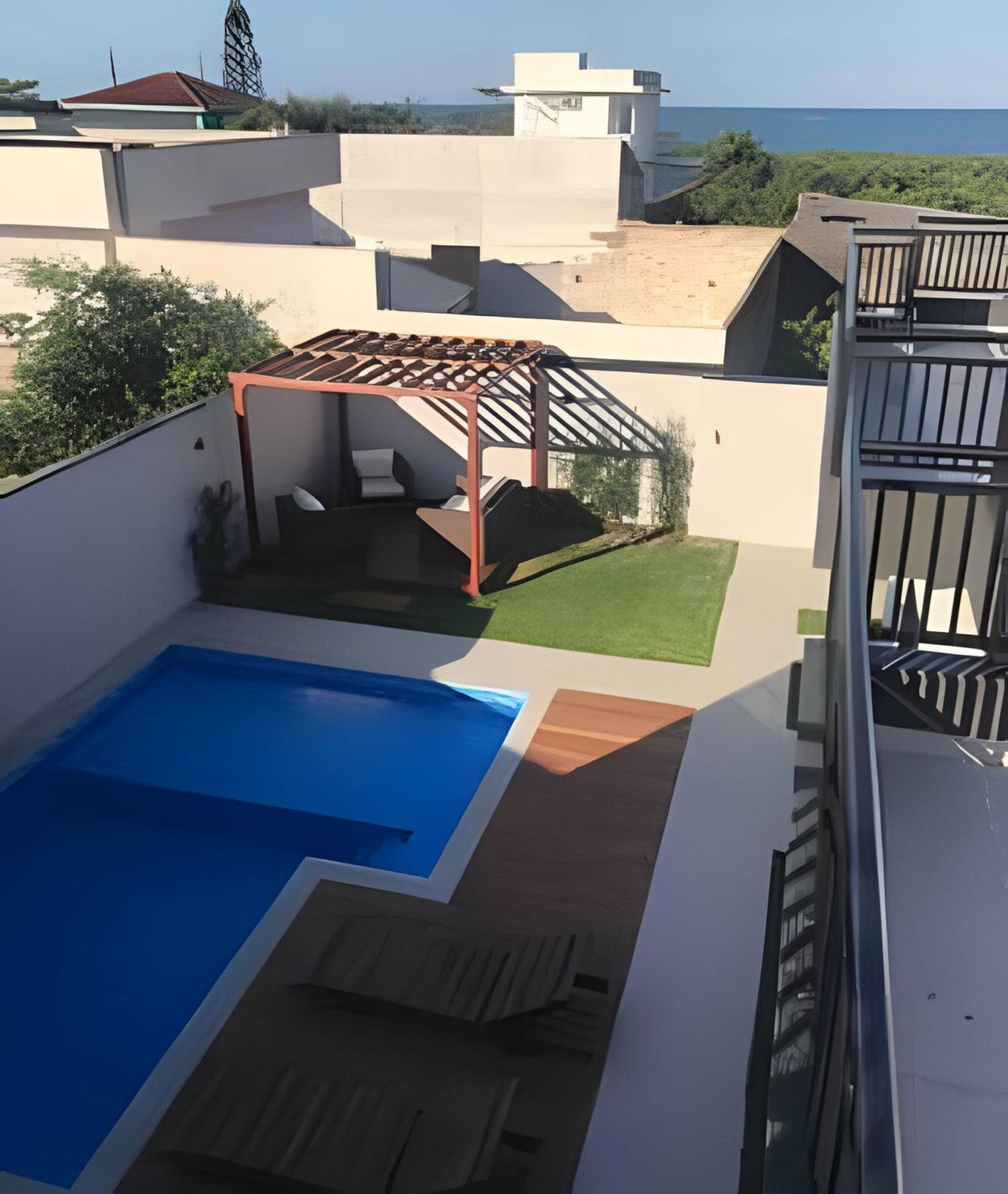 Palmeiras-Izi c/piscina aquecida vista para o mar