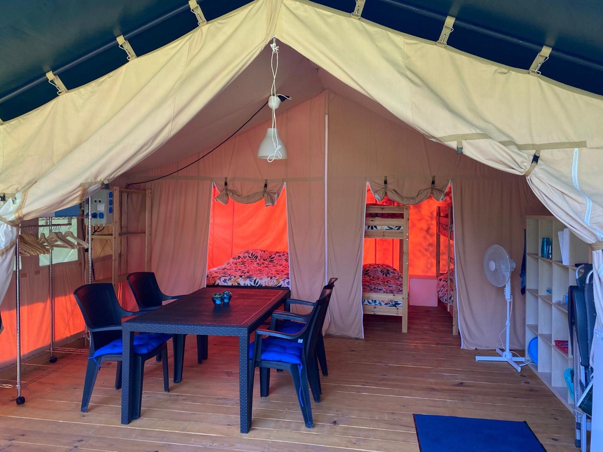 Safari tent view 5
