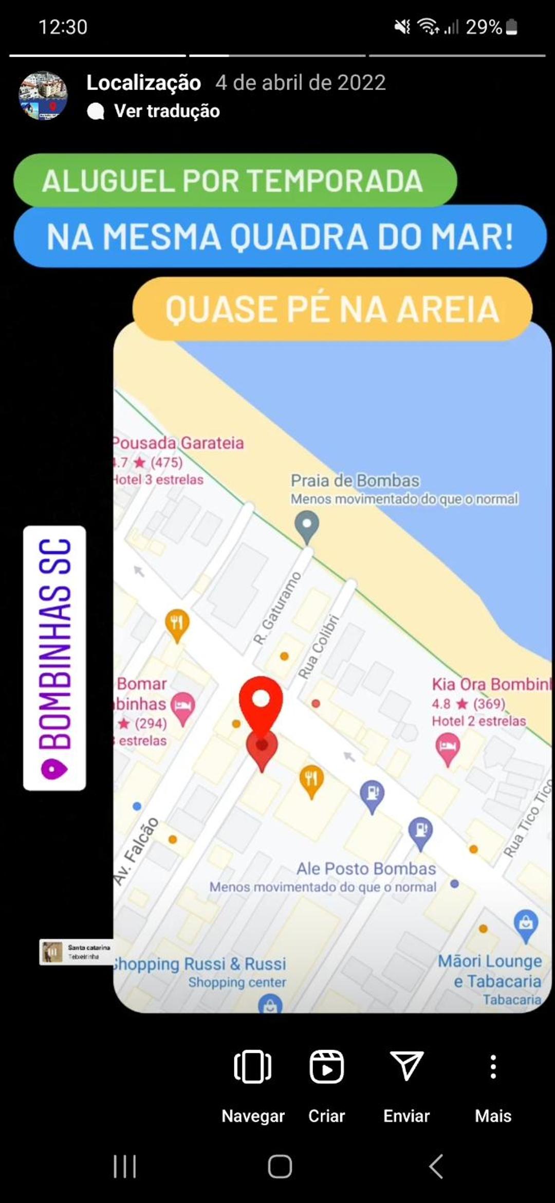 Apto quase pé na areia Bombinhas-SC