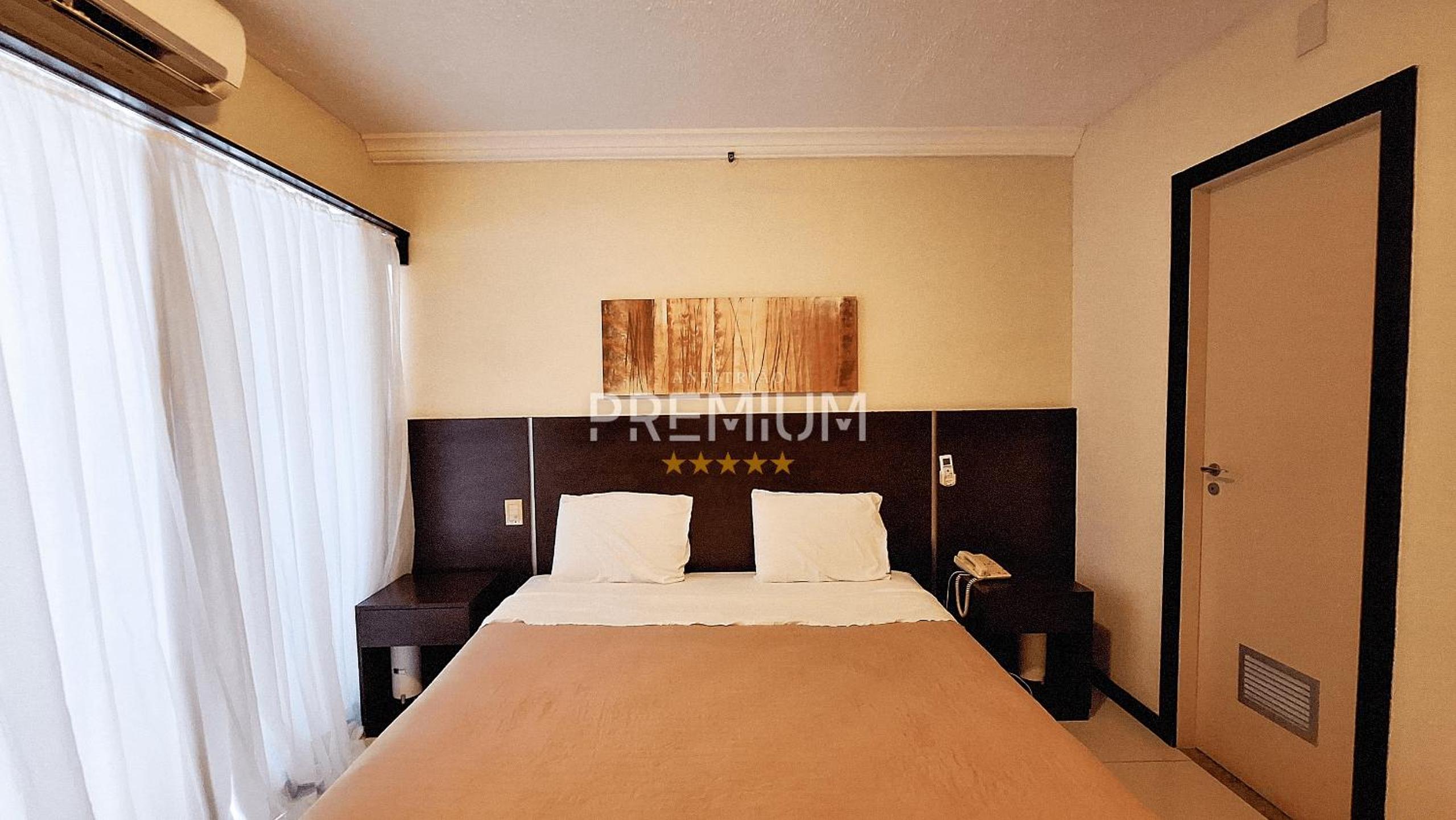 Studio pé na areia, vista, internet e ar