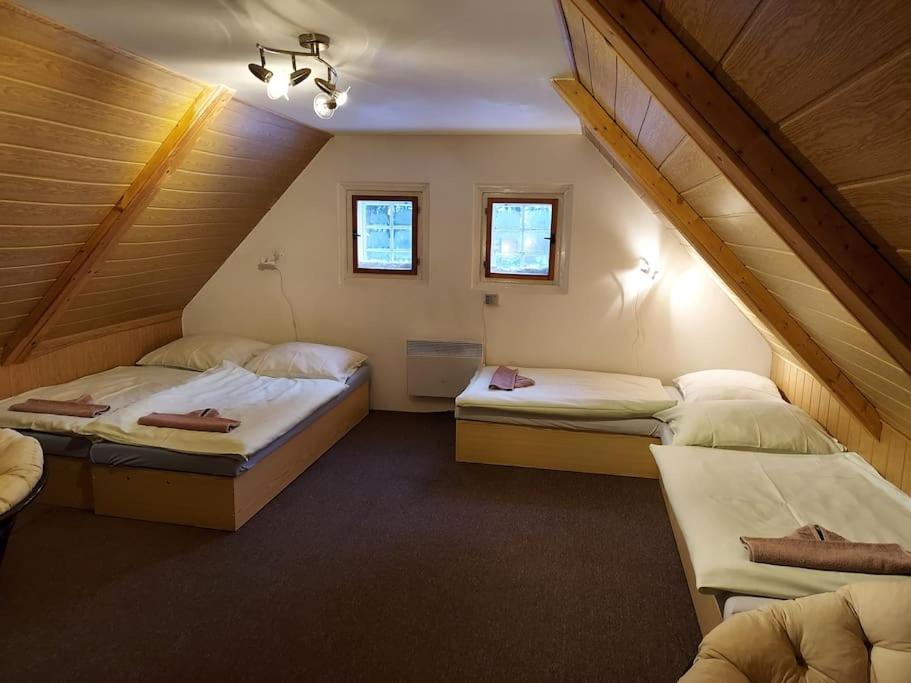 Stylová roubená chalupa Jizerské hory