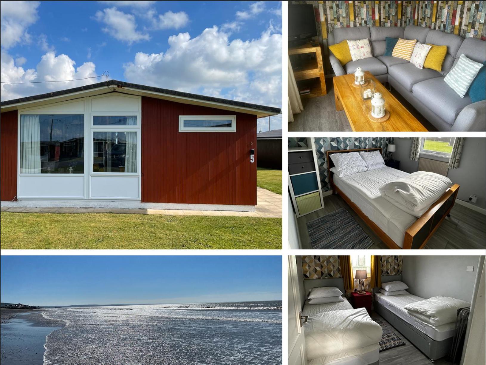 Modern Funky Private Chalet at the Beach view 3